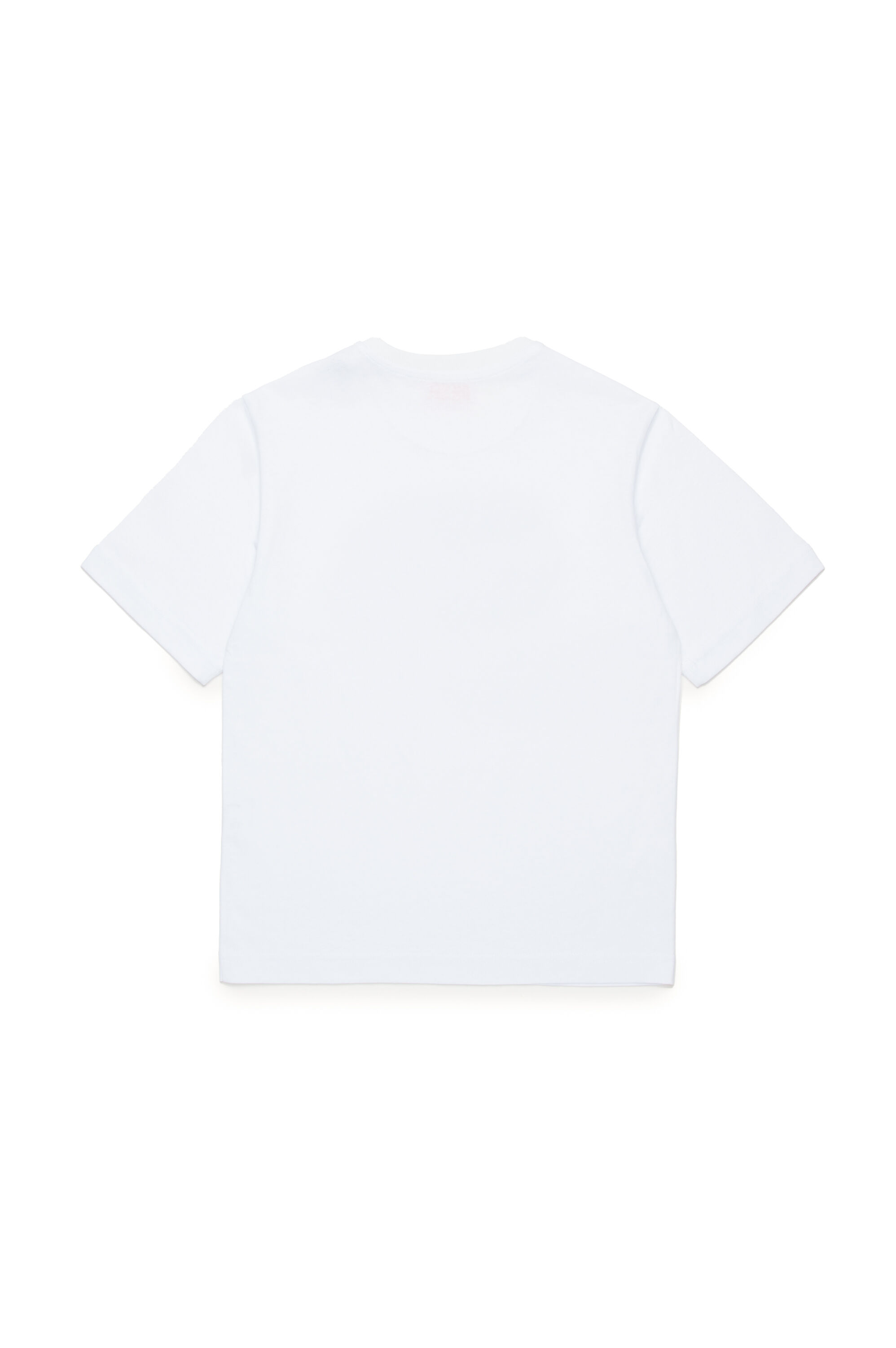 Diesel - TJUSTBIGOVAL OVER, Man T-shirt with Oval D outline logo in White - Image 2