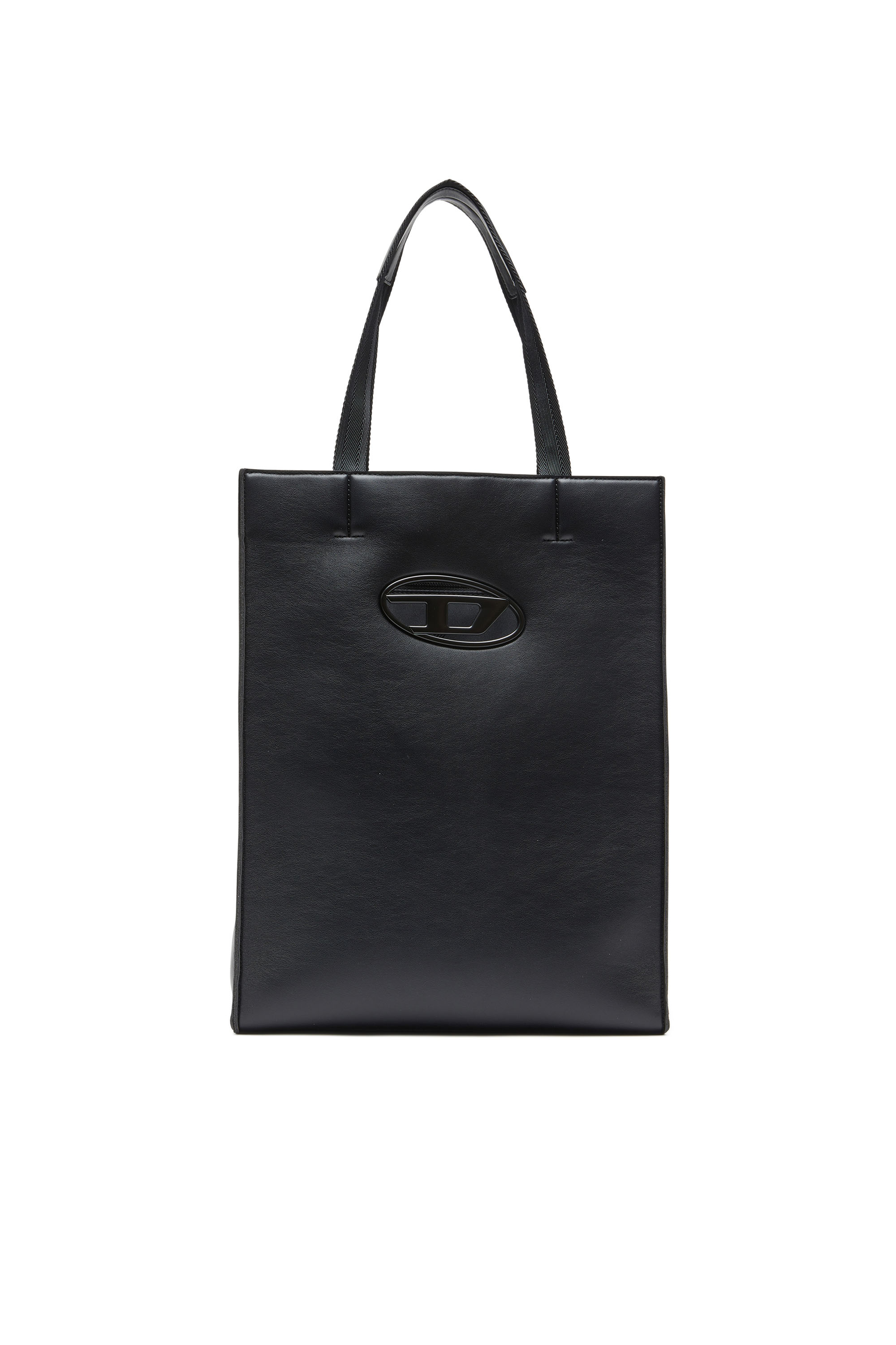 Diesel - HOLI-D SHOPPER NS, Unisex Holi-D-Tote bag in bonded technical fabric in Black - Image 1