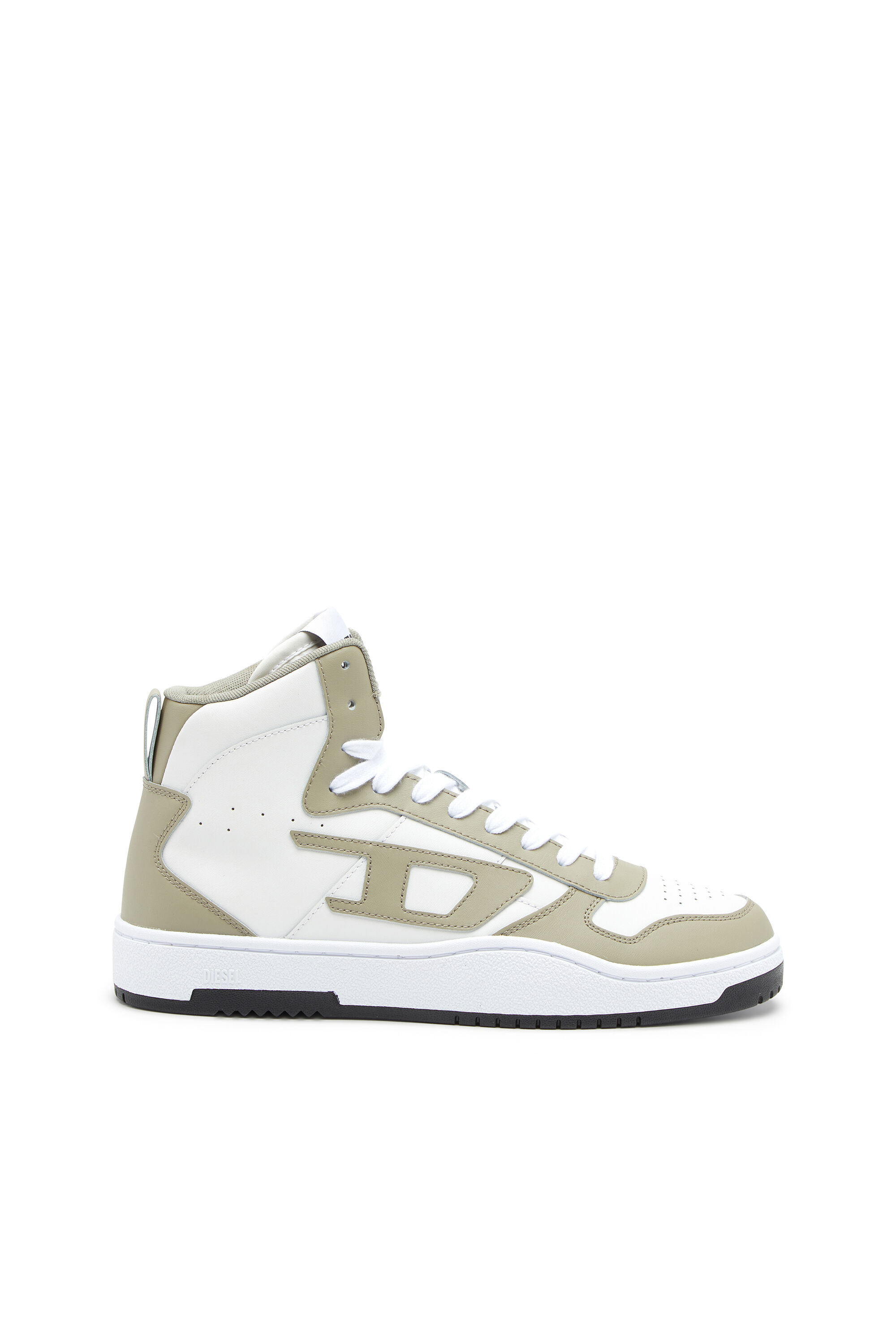 Diesel - S-UKIYO V2 MID, Man S-Ukiyo-High-top sneakers in leather in Multicolor - Image 1