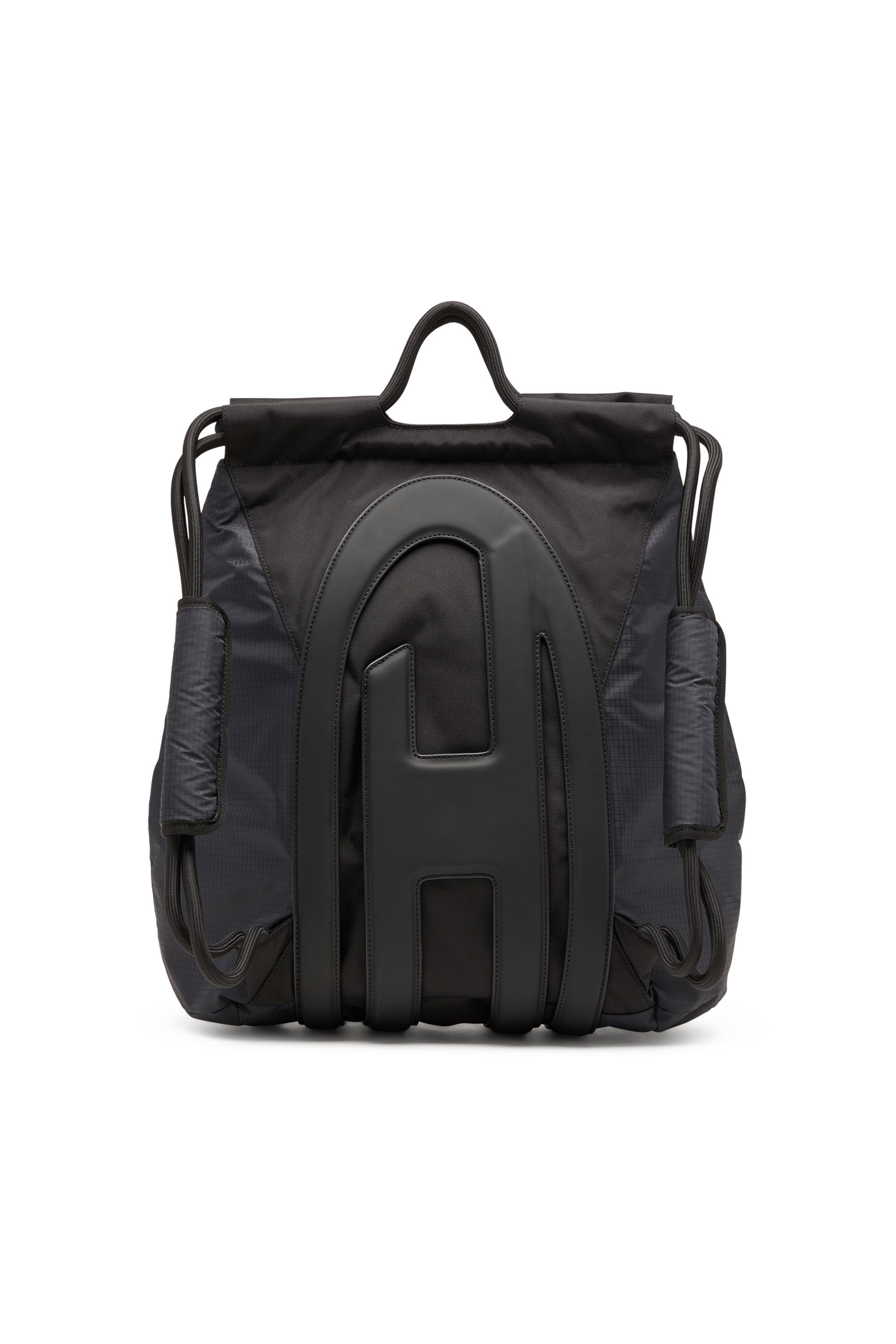 Diesel - CAGE-D TOTE XL, Man's Cage-D-Convertible bag in CORDURA and ripstop in Black - 3