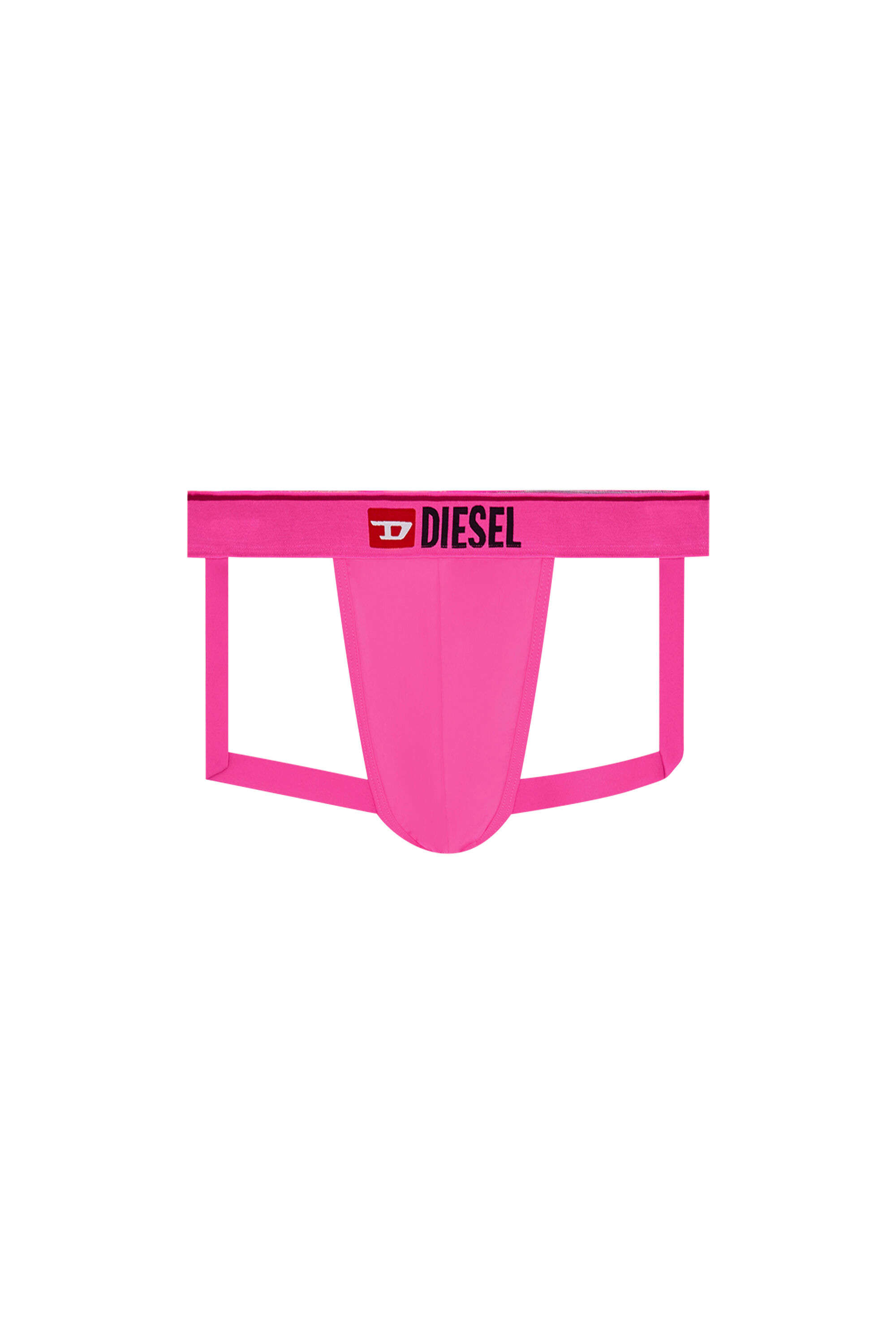 Diesel - UMBR-JOCKY, Man Microfibre jockstrap in Pink - Image 2