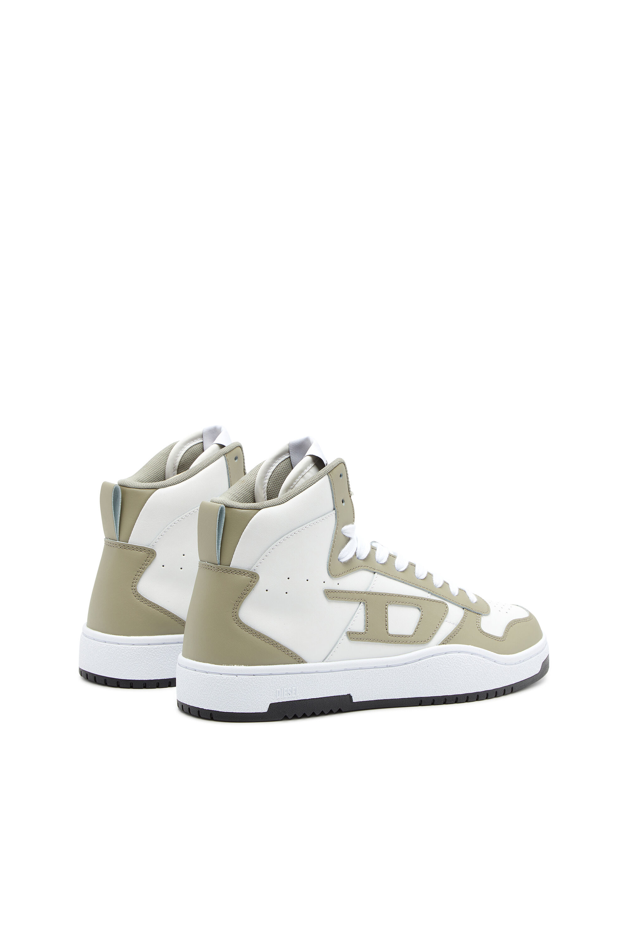 Diesel - S-UKIYO V2 MID, Man S-Ukiyo-High-top sneakers in leather in Multicolor - Image 3