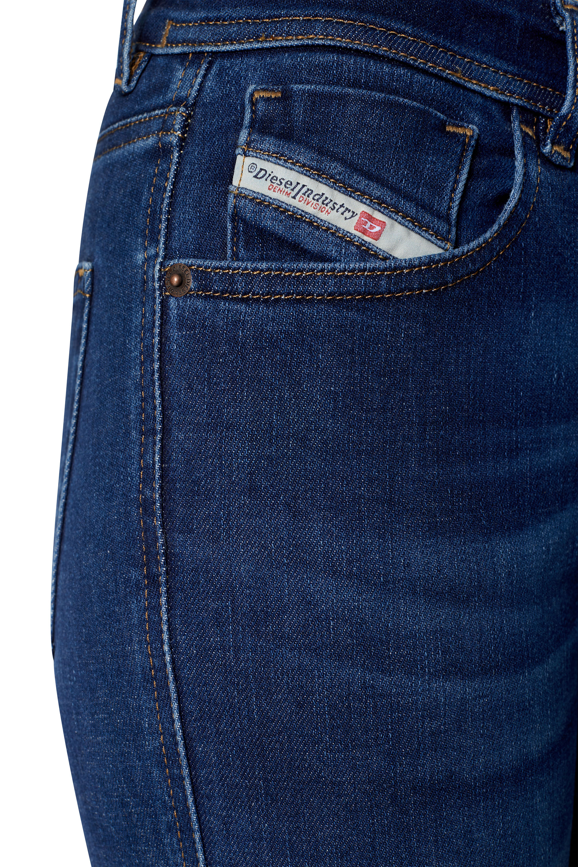 Diesel - Woman Super skinny Jeans 2017 Slandy 09C19, Dark Blue - Image 5