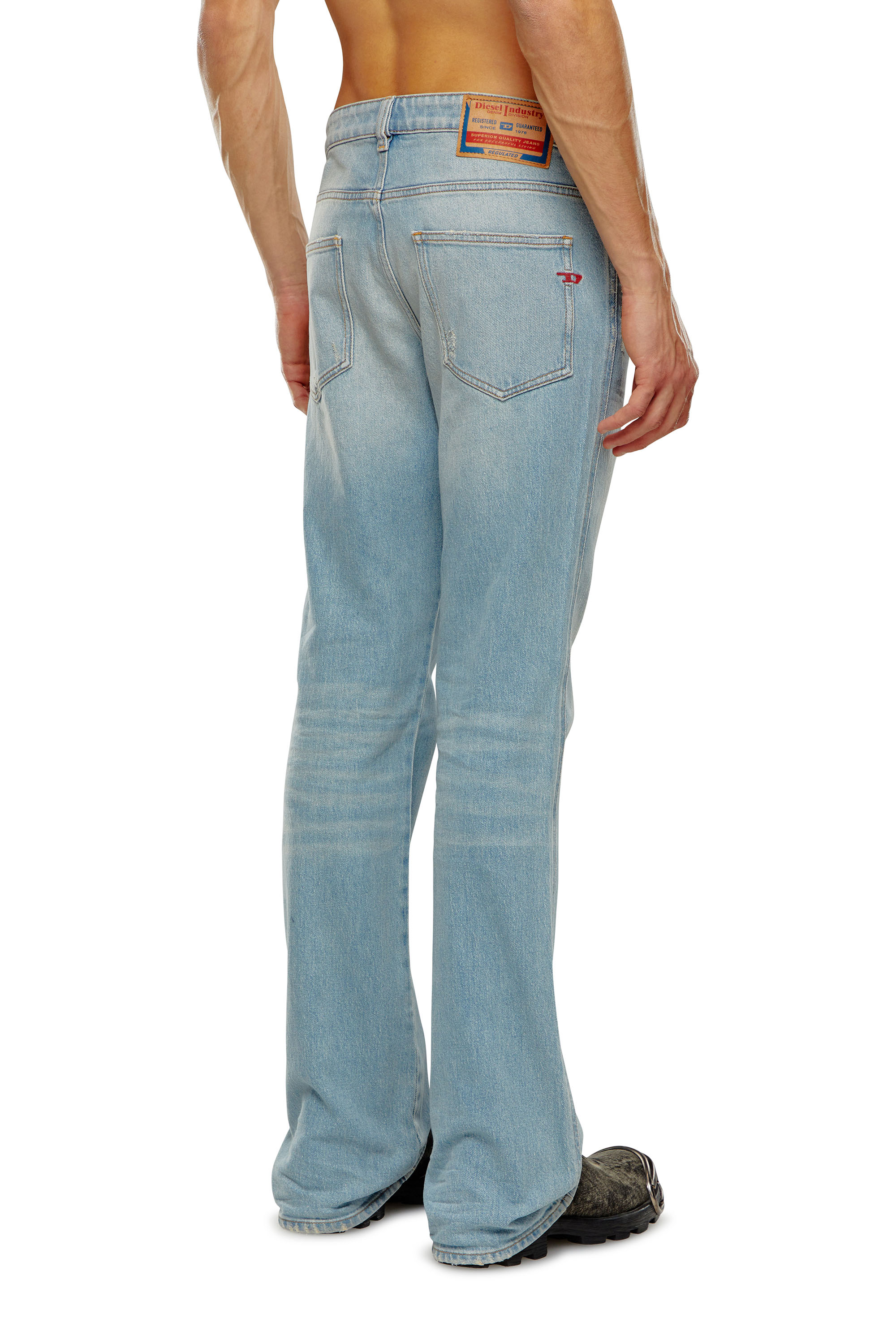 Diesel - Man Bootcut Jeans 1998 D-Buck 09H39, Light Blue - Image 4