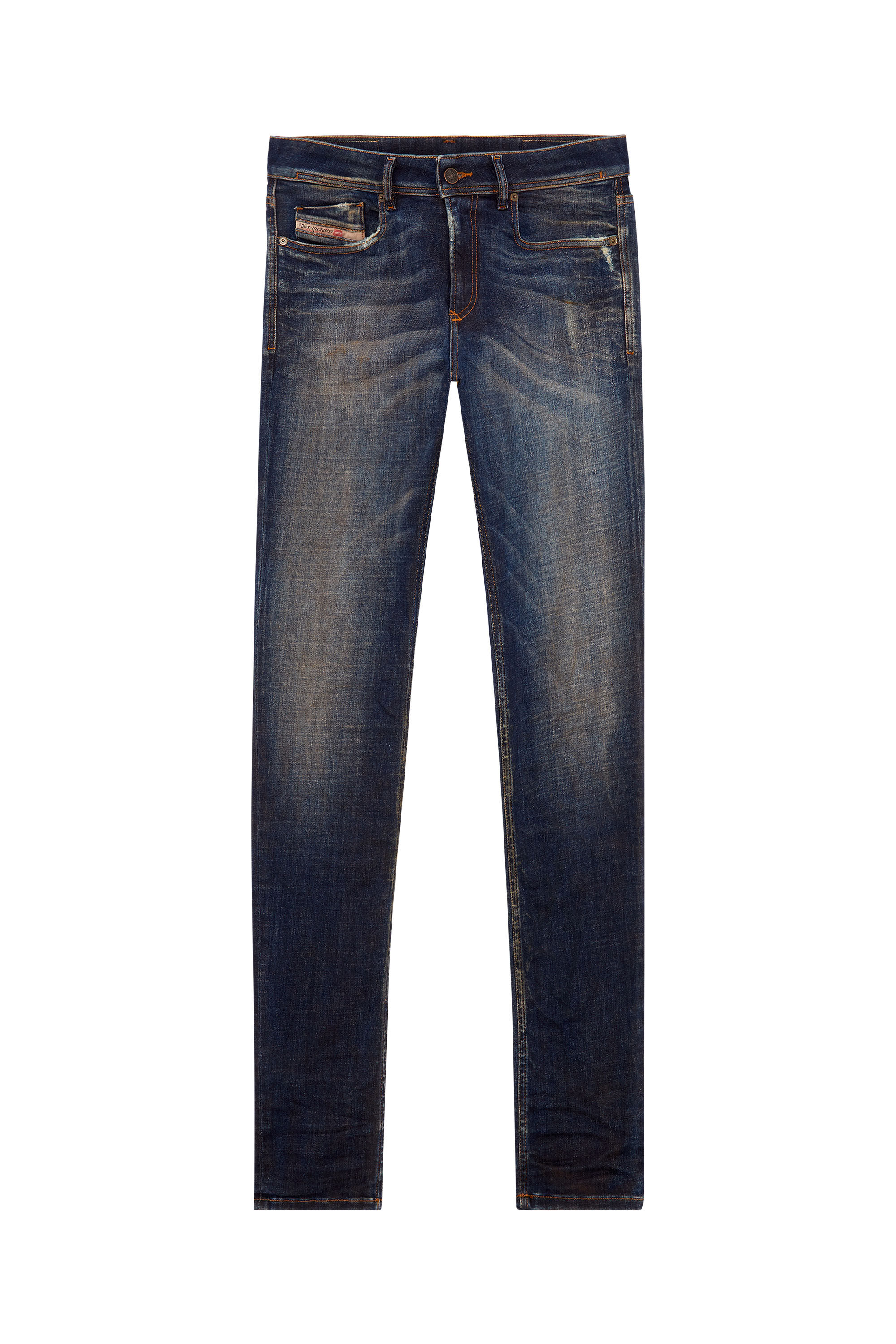 Diesel - Man Skinny Jeans 1979 Sleenker 09H76, Dark Blue - Image 2