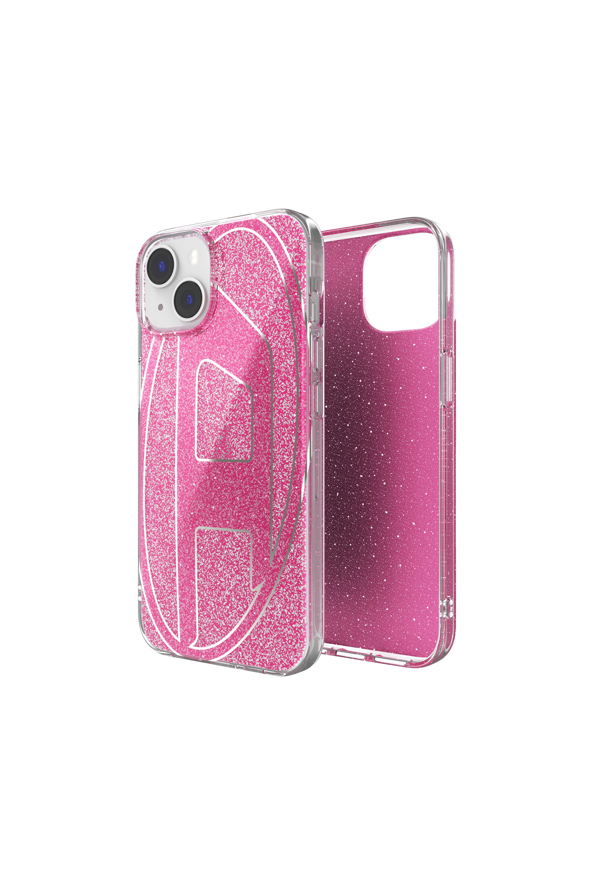 Diesel - 60034 AOP CASE, Unisex's Glitter Case for iP 13/ 14 in Pink - 1