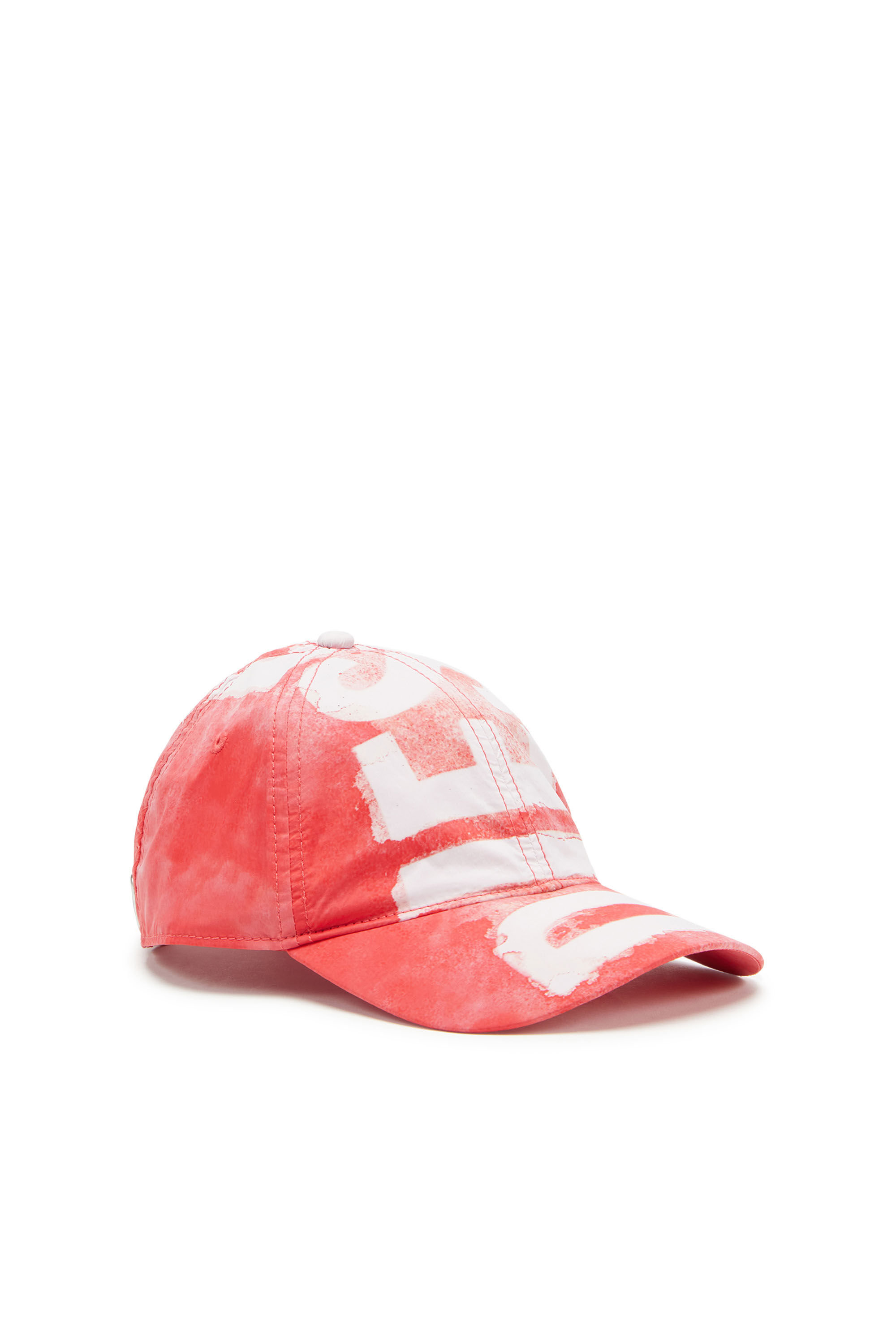 Diesel - C-EWAN-NY, Man's Nylon baseball cap with Super Logo in Red - 1