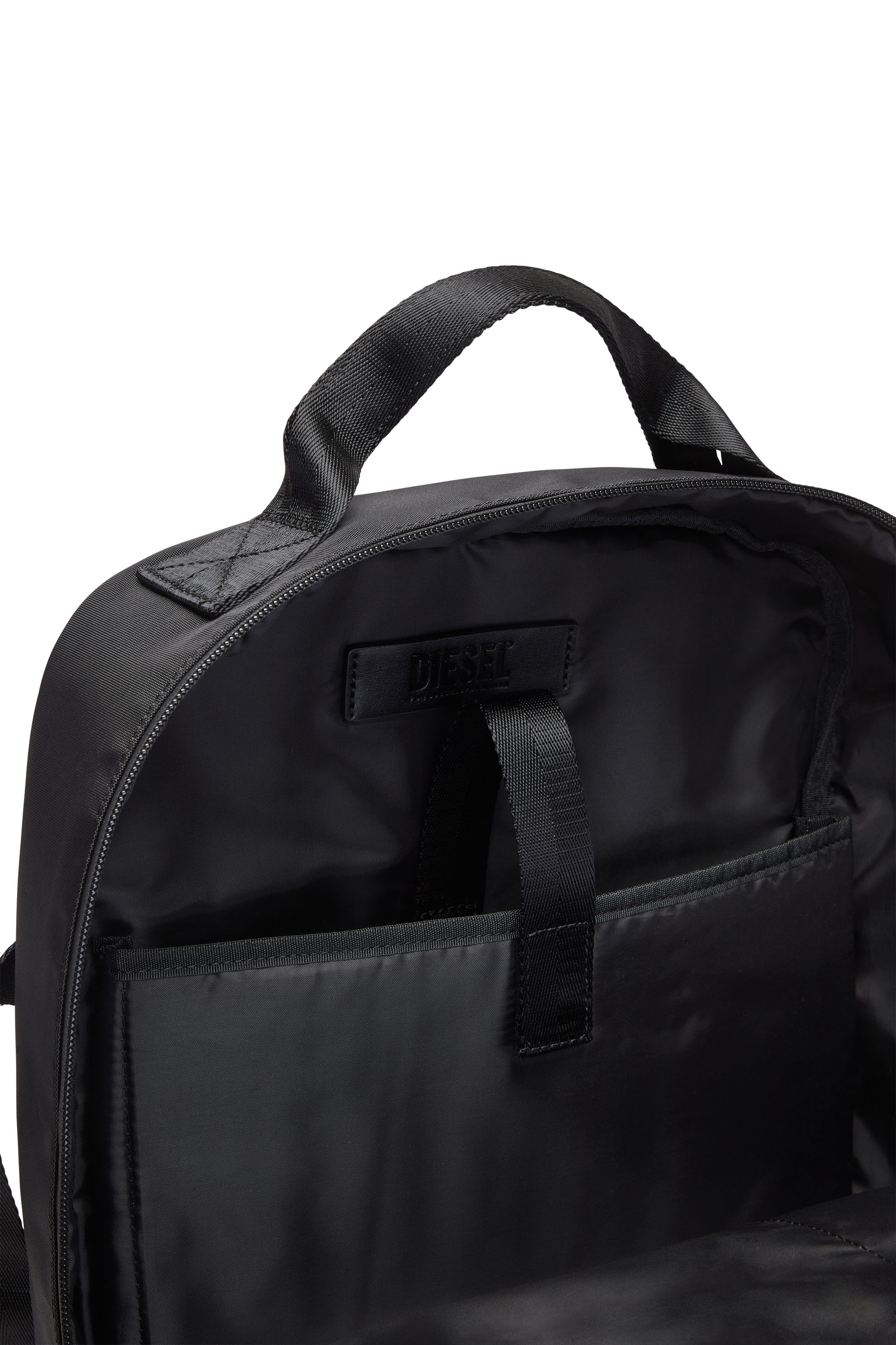 Diesel - DSRT BACKPACK, Man Dsrt-Utility backpack in printed nylon in Black - Image 4
