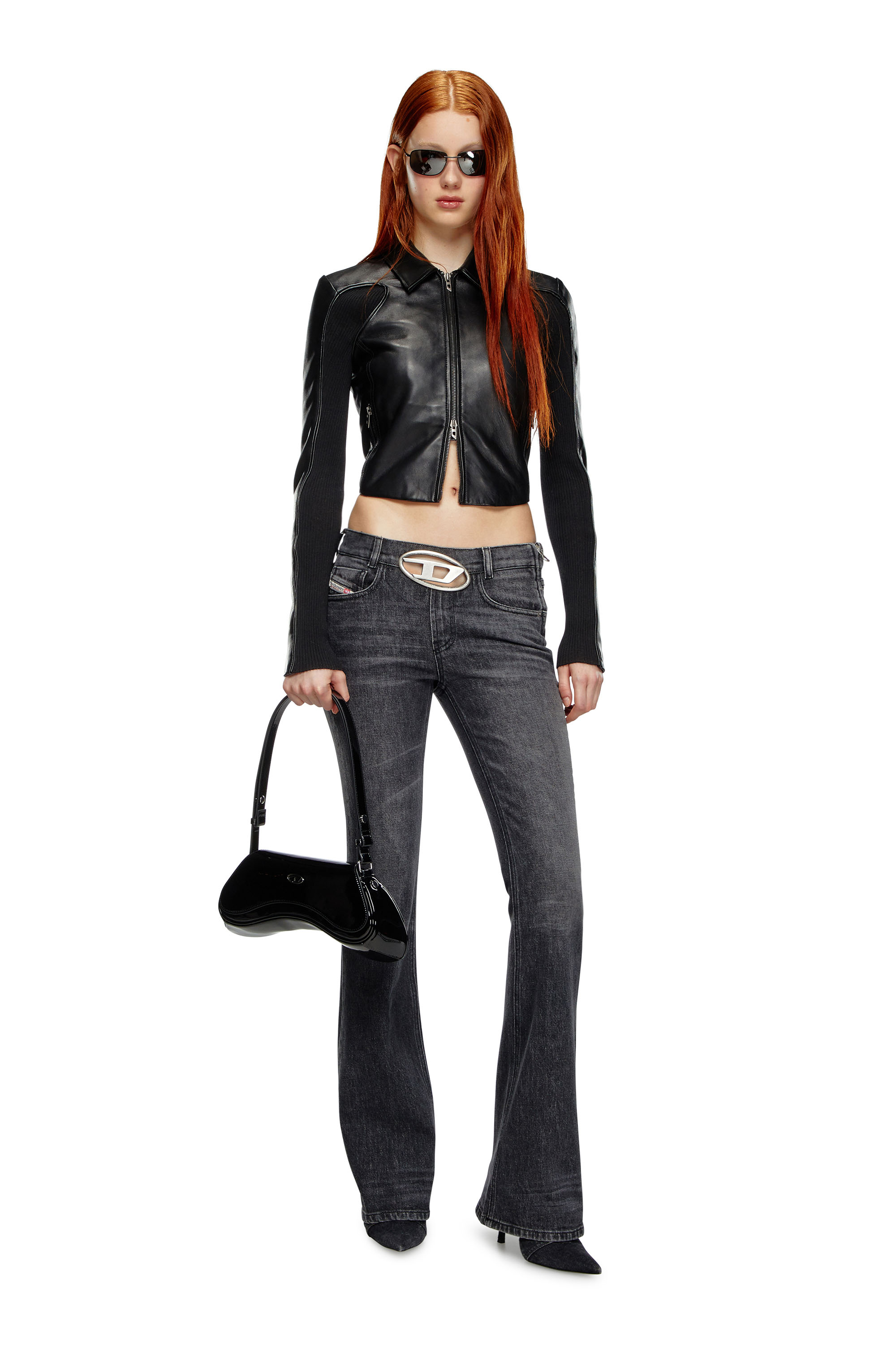 Diesel - Woman Bootcut and Flare Jeans 1969 D-Ebbey 0CKAH, Black/Dark grey - Image 1