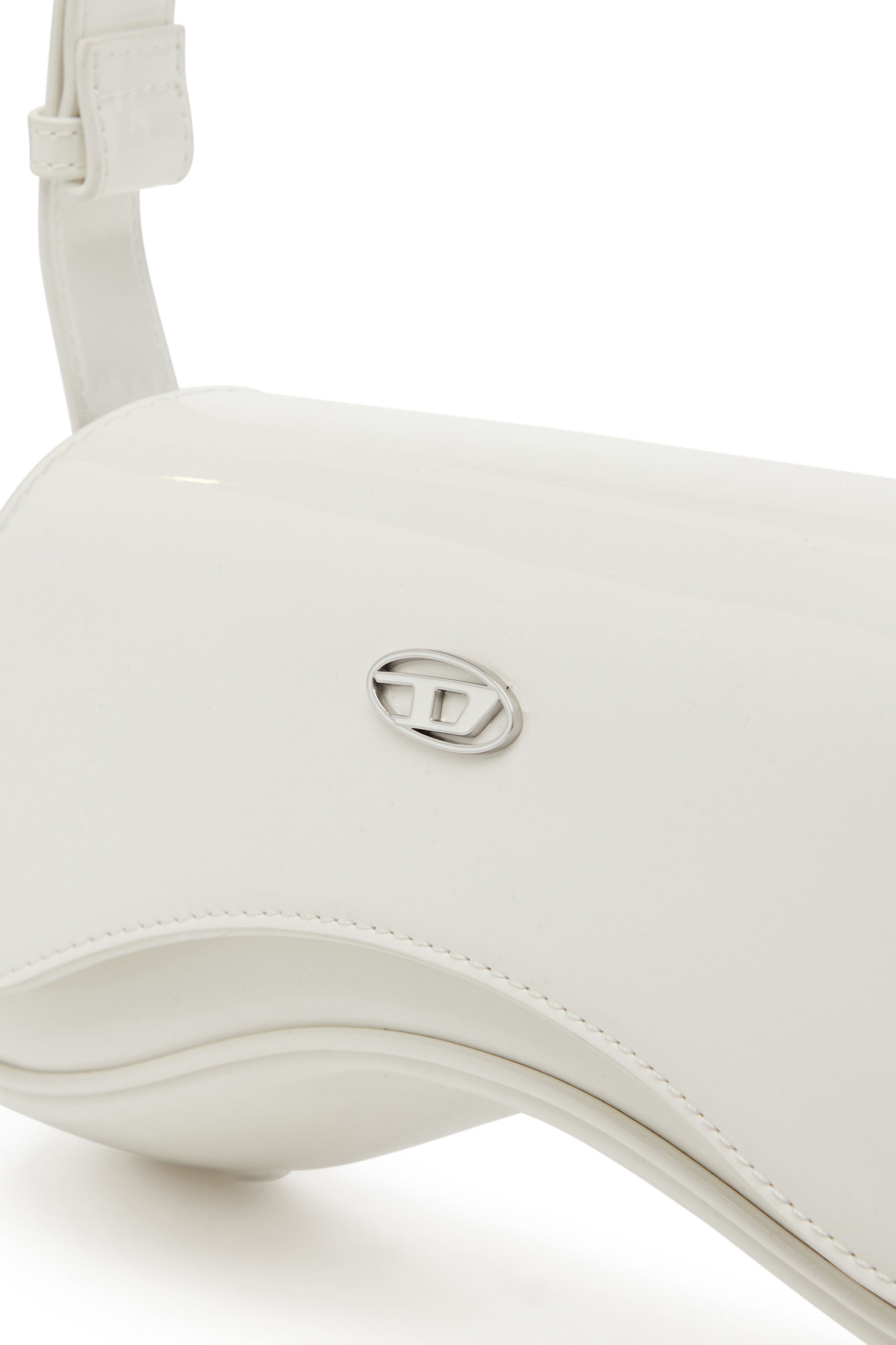 Diesel - PLAY CROSSBODY, Femme Play-Sac à bandoulière glossy in Blanc - Image 2