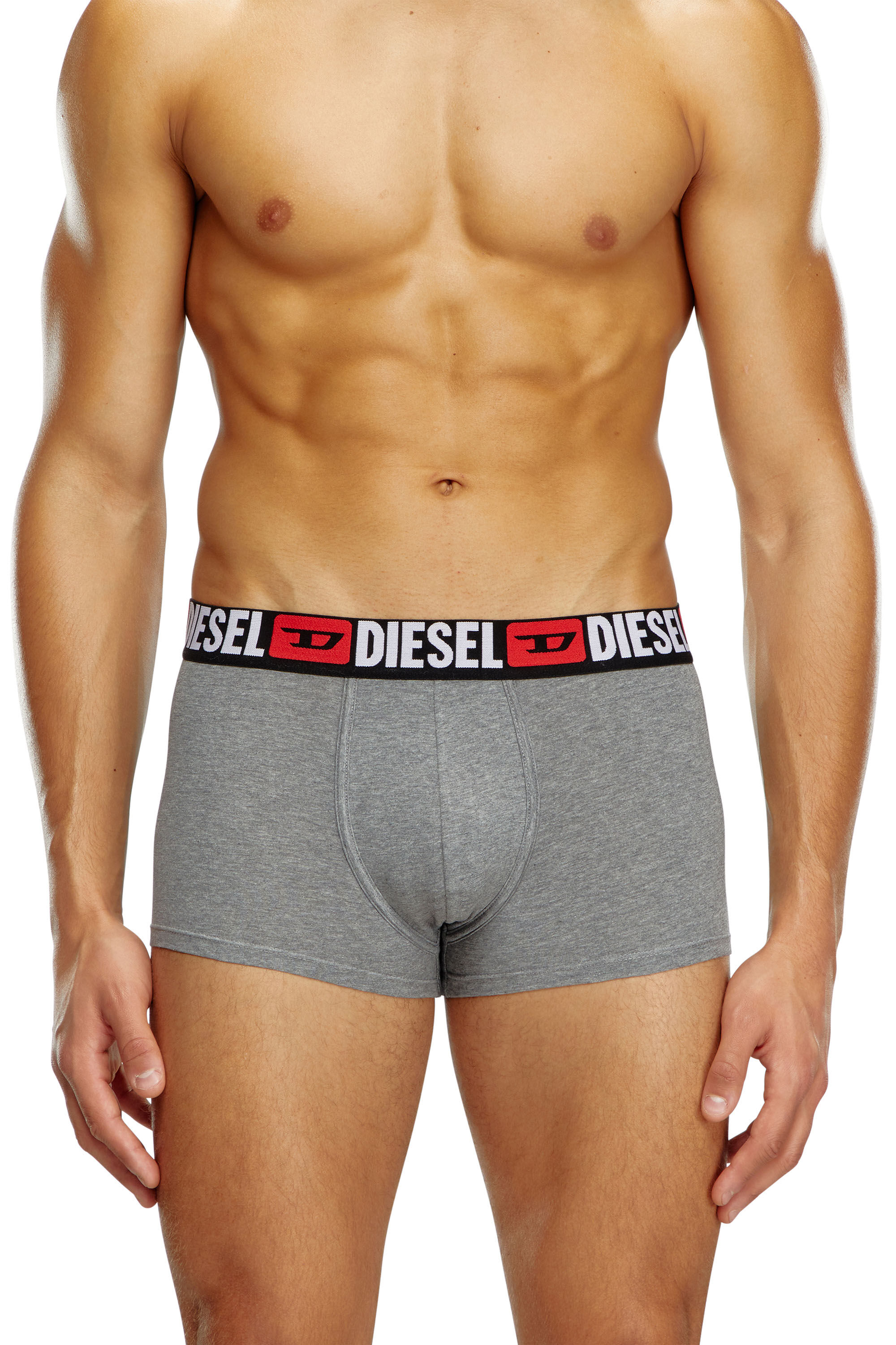 Diesel - UMBX-DAMIENTHREEPACK, Man Three-pack of all-over logo waist boxers in Multicolor - Image 3