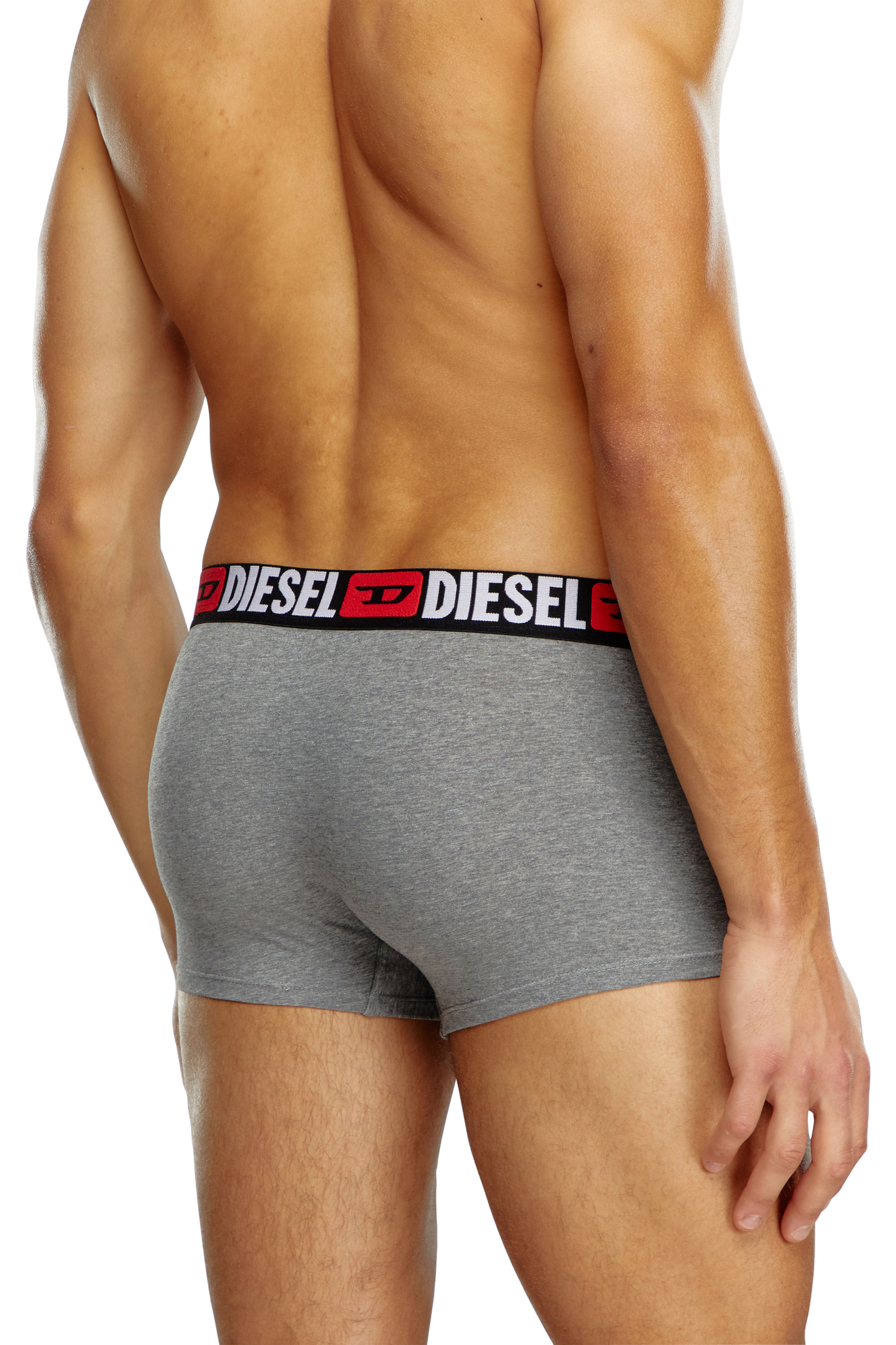 Diesel - UMBX-DAMIENTHREEPACK, Man Three-pack of all-over logo waist boxers in Multicolor - Image 4