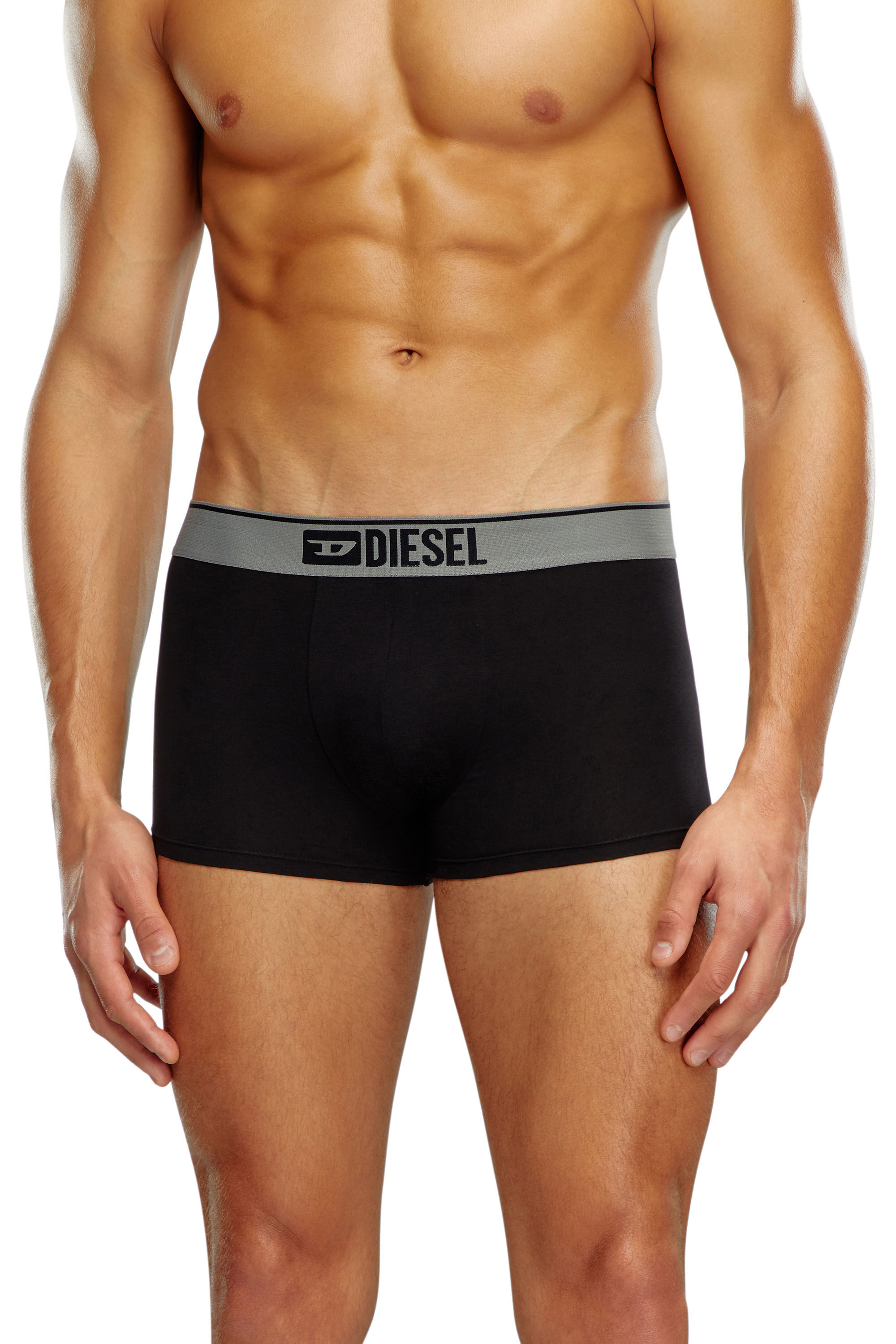 Diesel - UMBX-DAMIENTHREEPACK, Man Three-pack of plain boxer briefs in Multicolor - Image 3