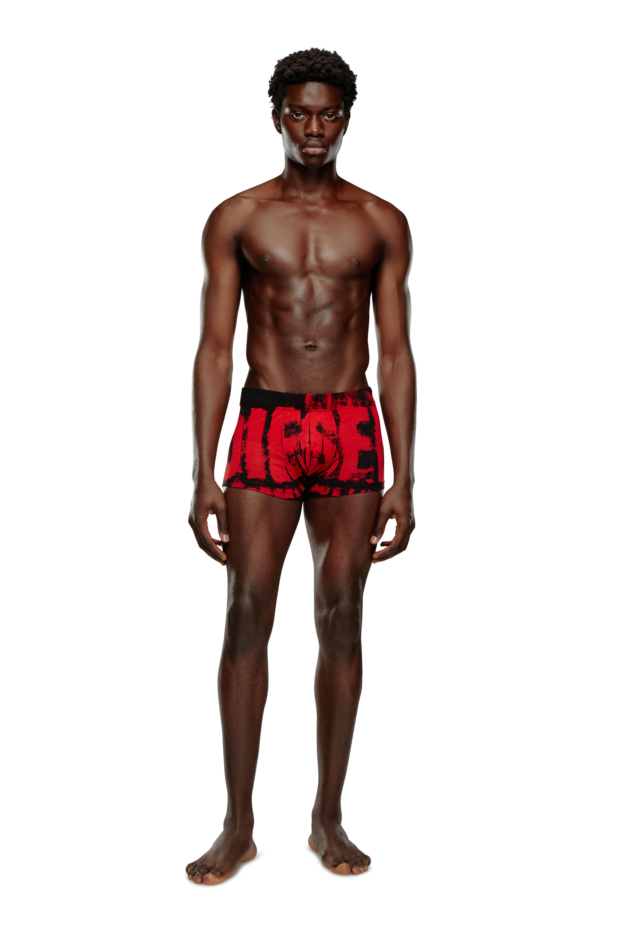 Diesel - UMBX-DAMIEN, Man Boxer briefs with blurry Super Logo in Multicolor - Image 1