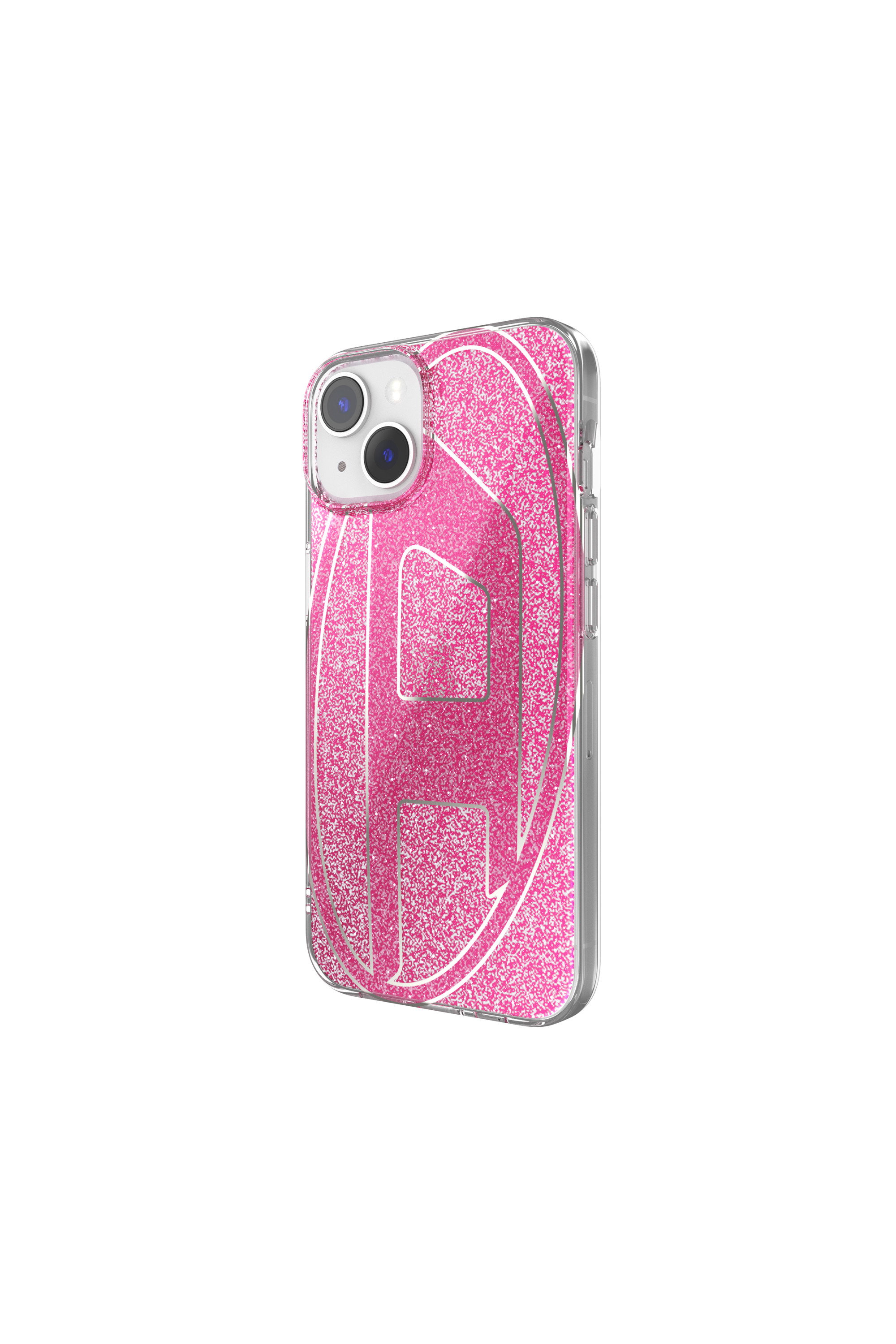 Diesel - 60034 AOP CASE, Unisex Glitter Case for iP 13/ 14 in Pink - Image 4