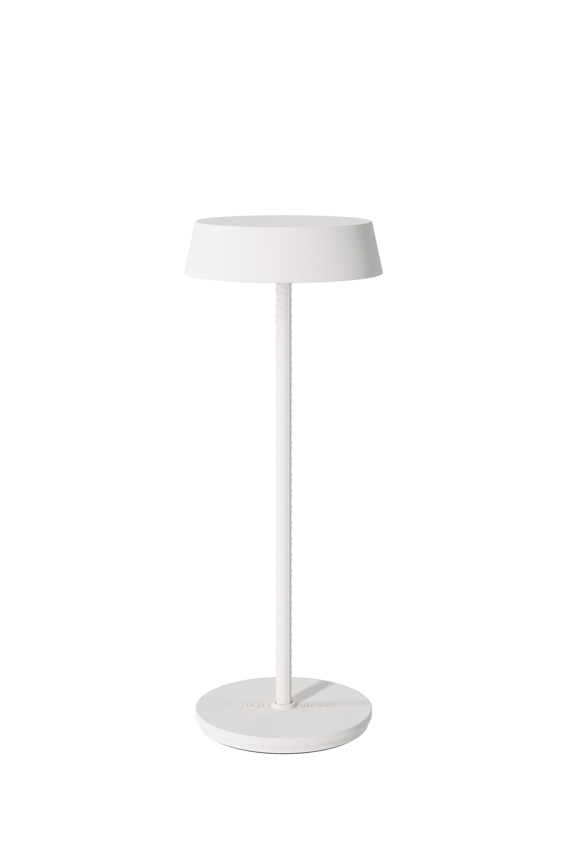 Diesel - 51181 5630 ROD CORDLESS TABLE LAMP IVORY, Unisex's Portable and rechargeable lamp in White - 1