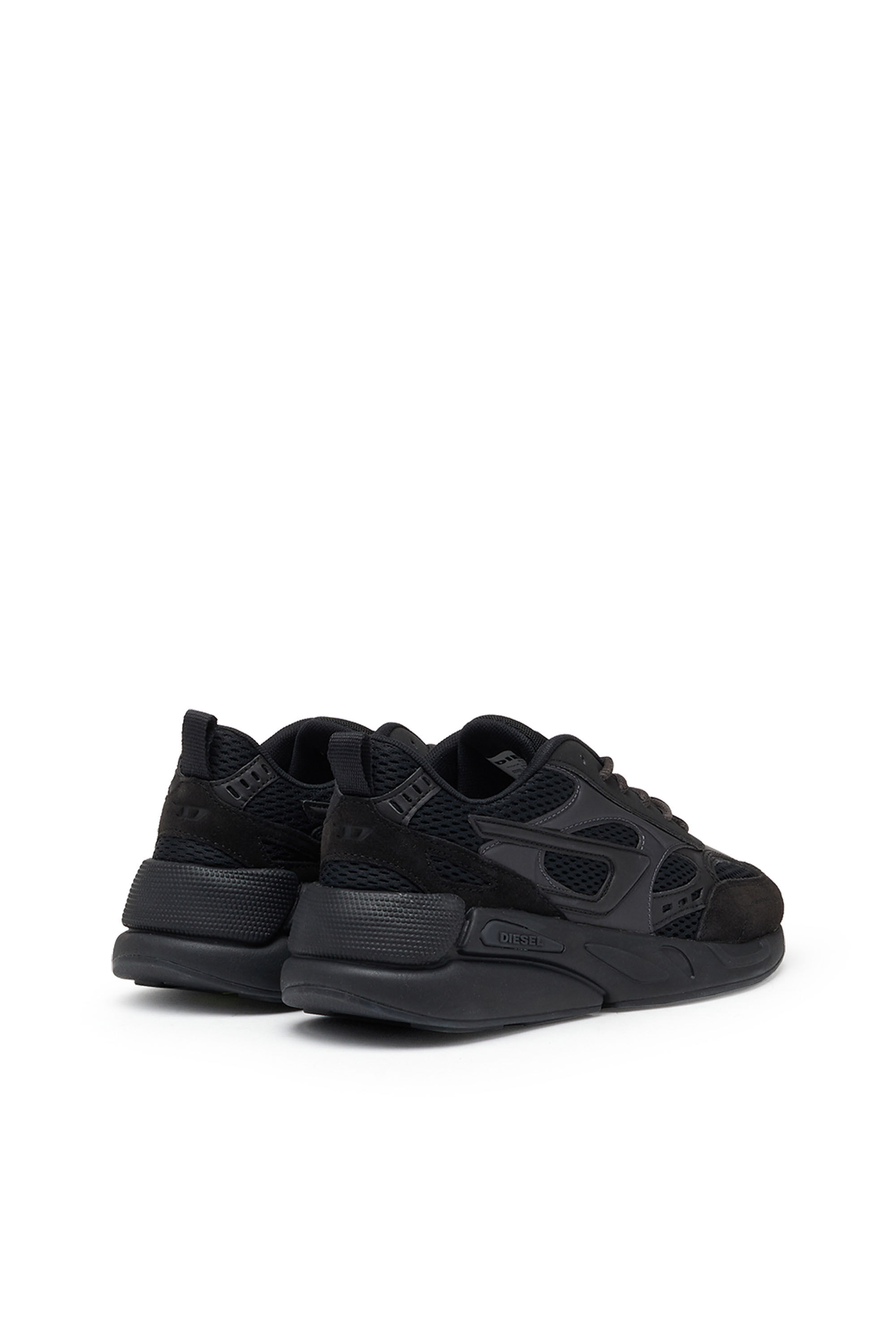 Diesel - S-SERENDIPITY SPORT W, Woman S-Serendipity-Sneakers in mesh and suede in Black - Image 3