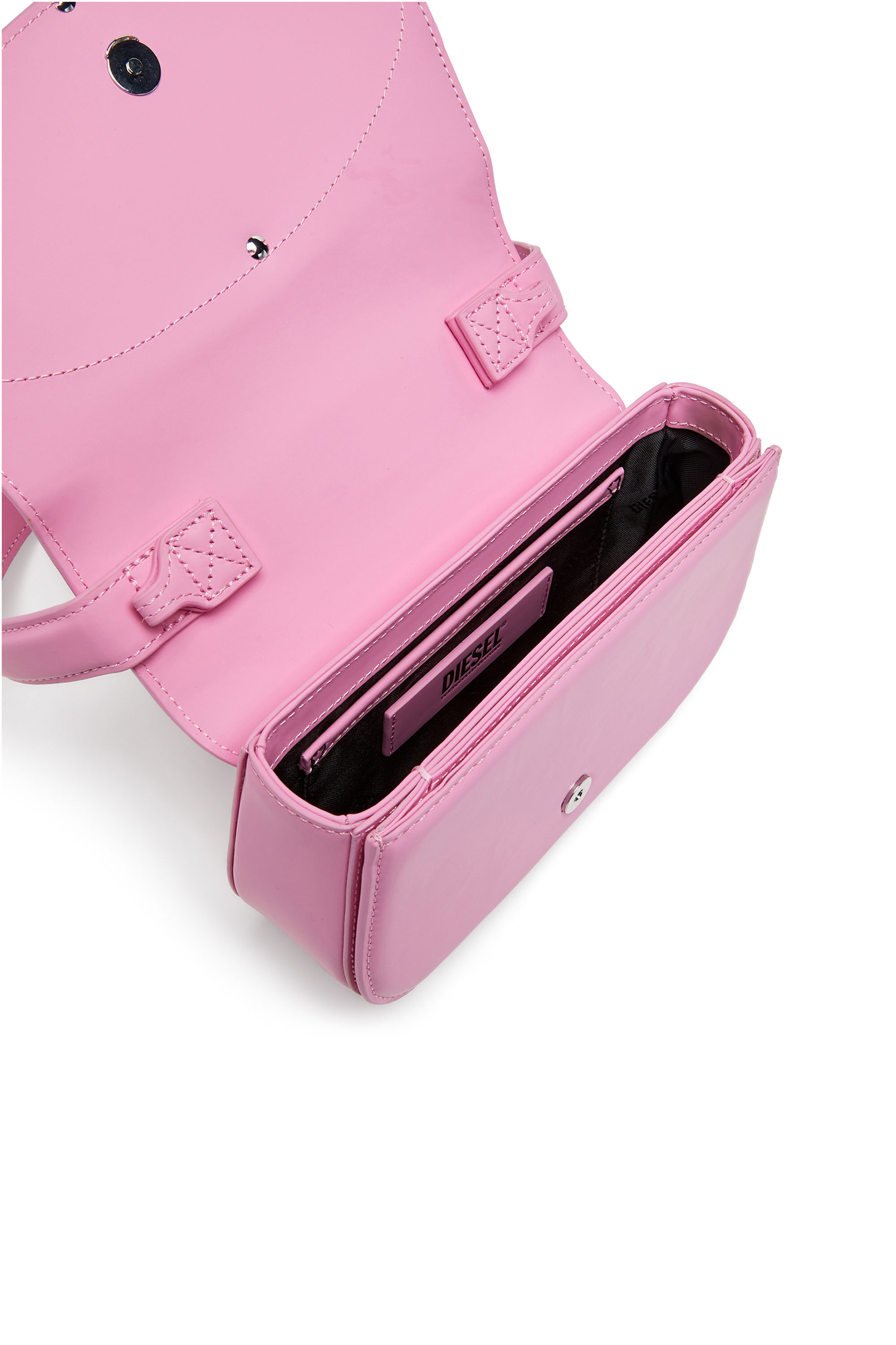 Diesel - 1DR, Woman 1DR-Iconic shoulder bag in matte leather in Pink - Image 5