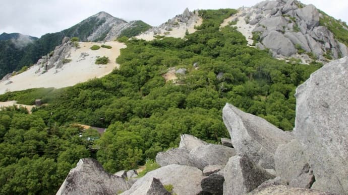 鳳凰三山・夜叉神峠から広河原へ　1日目（2015年8月13日）