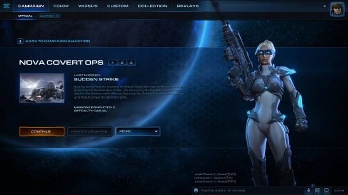 StarCraftⅡ：Nova Covert Ops