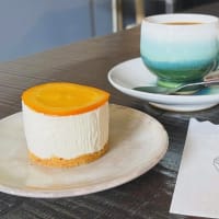 春季限定「オレンジのレアチーズケーキ」と。～「珈琲とほころび Cafune（カフネ）」～