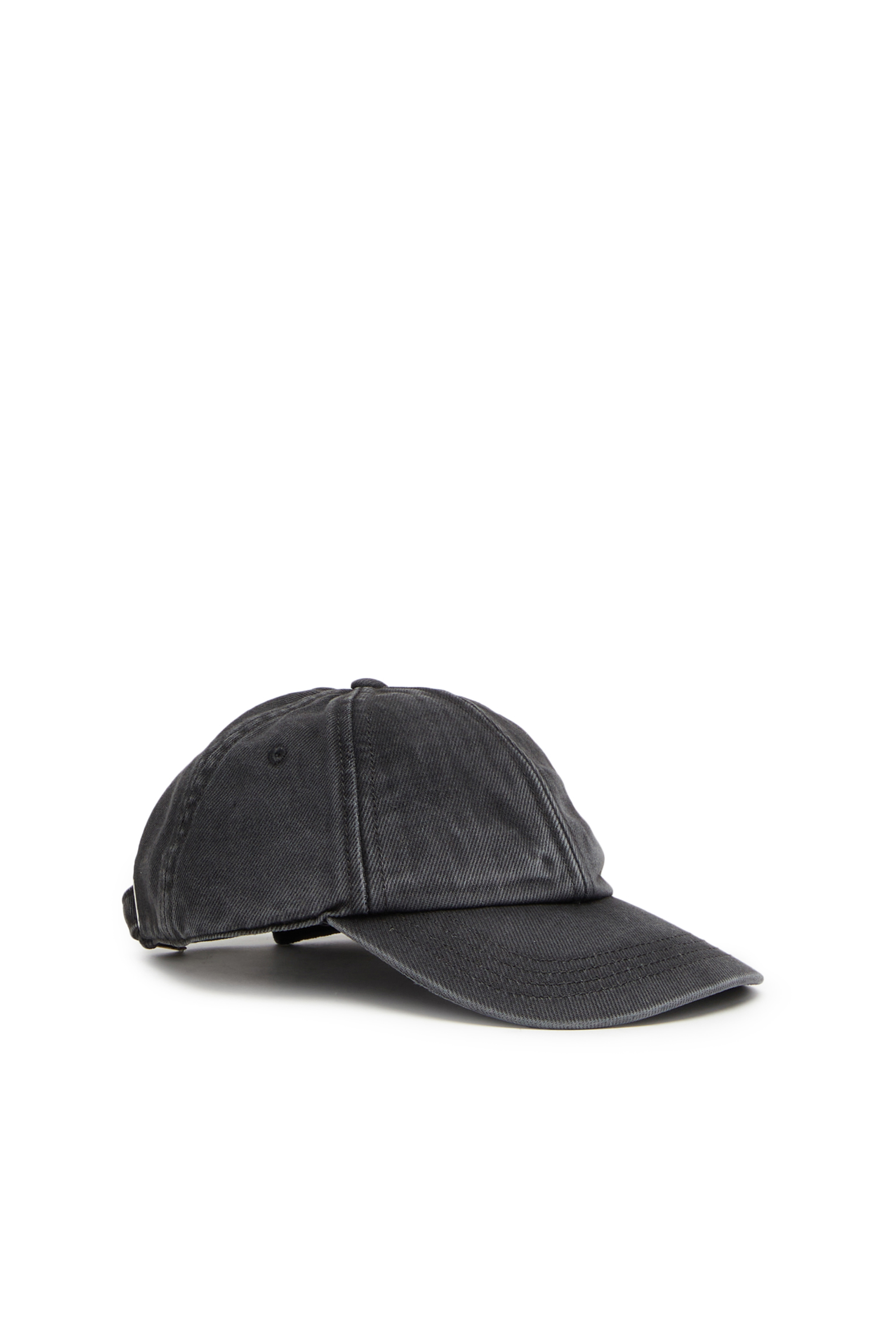 Diesel - C-LIB-4, Man Baseball cap in denim in Black - Image 1