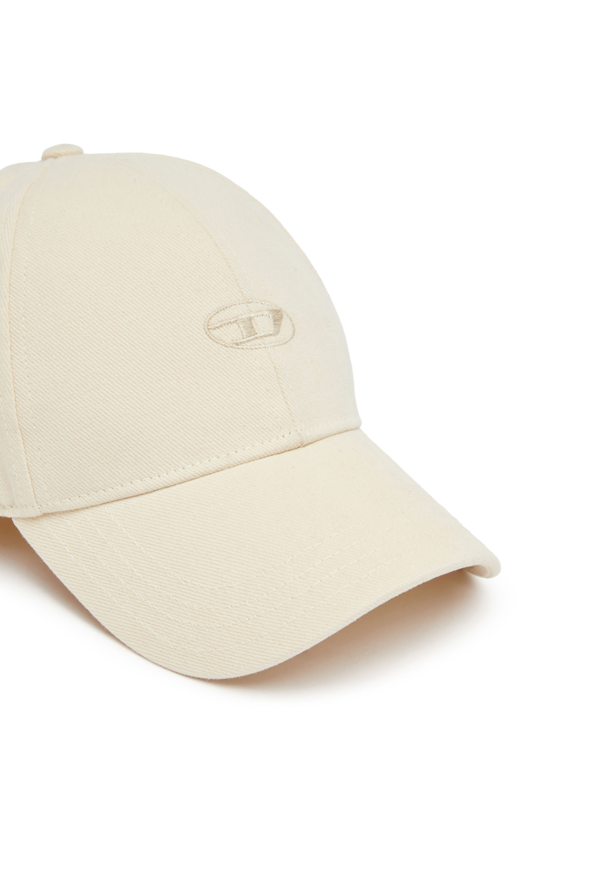 Diesel - C-RUN-WASH, Man Baseball cap in washed cotton twill in White - Image 3