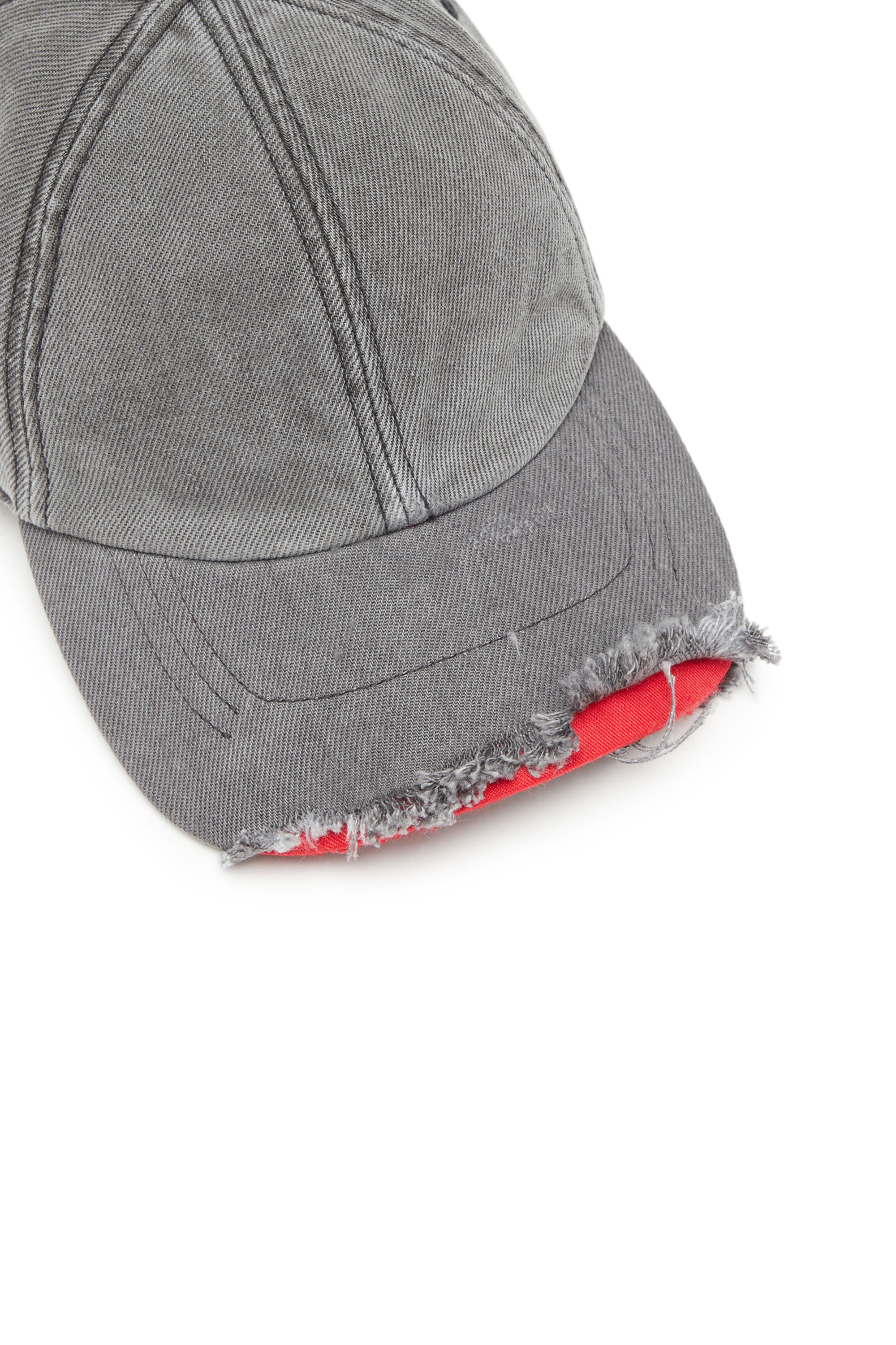 Diesel - C-REEP-2, Man Baseball cap with destroyed peak in Grey - Image 3