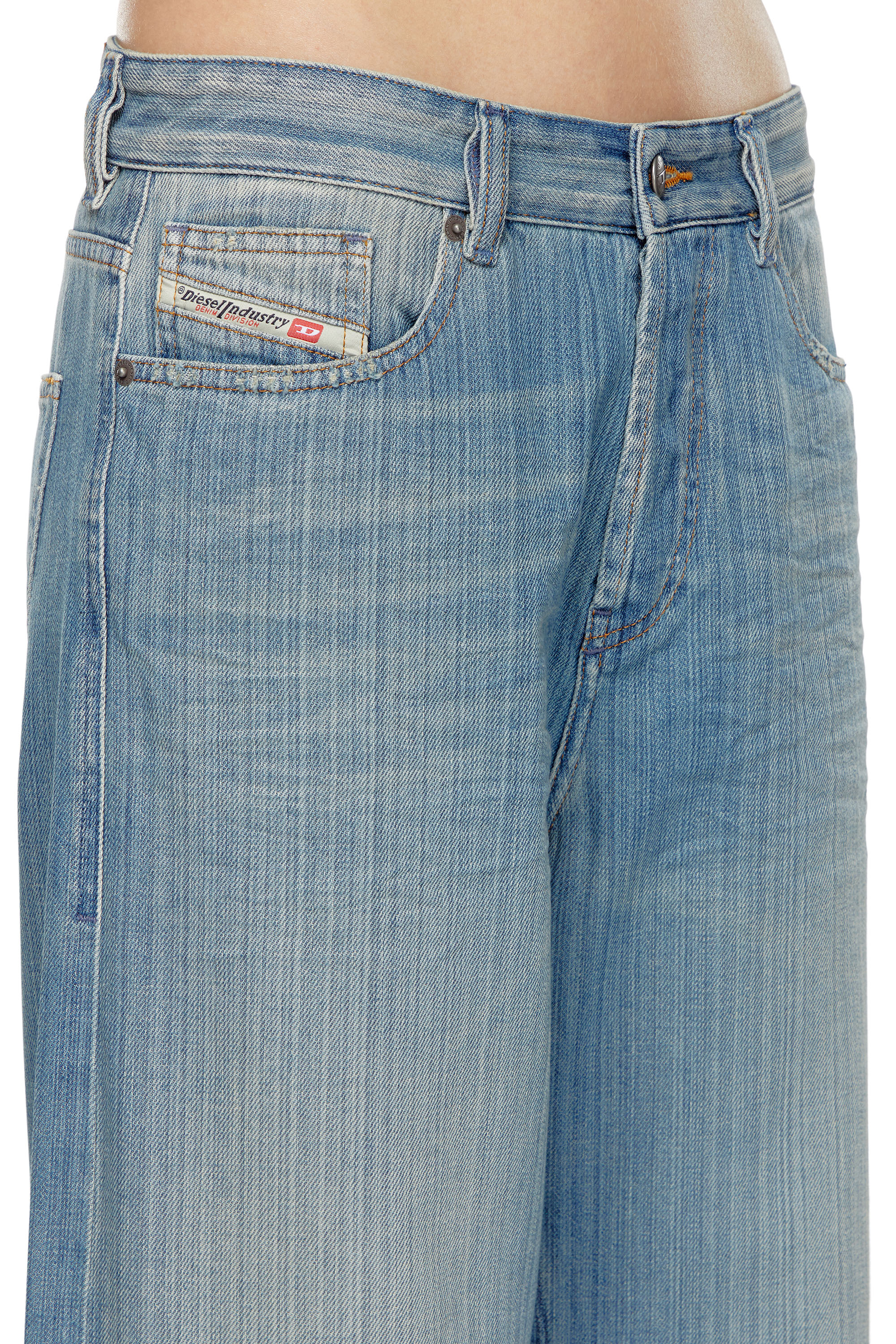 Diesel - Woman's Relaxed Jeans 1996 D-Sire 09J87, Medium blue - 5