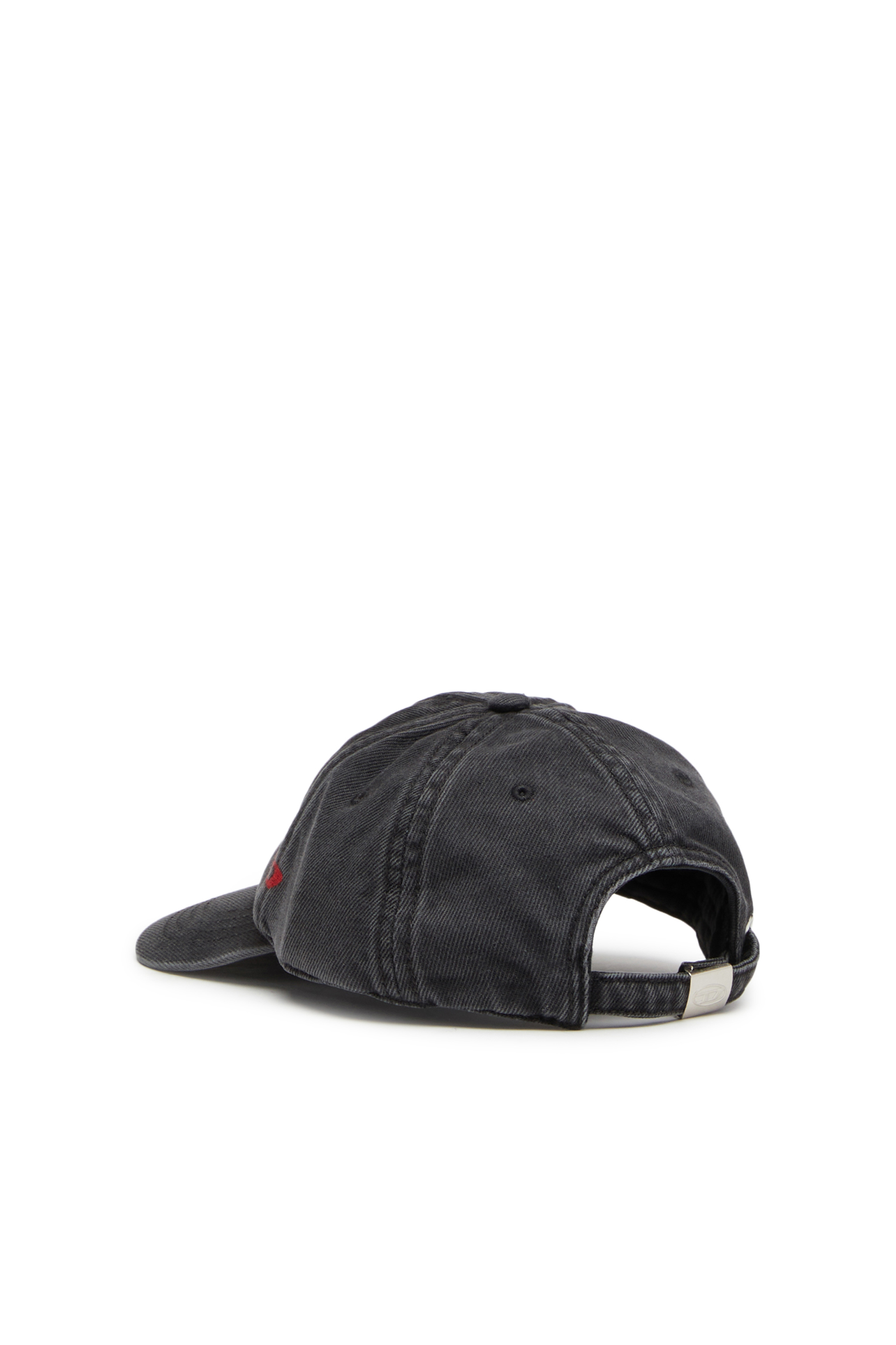 Diesel - C-LIB-4, Man Baseball cap in denim in Black - Image 2