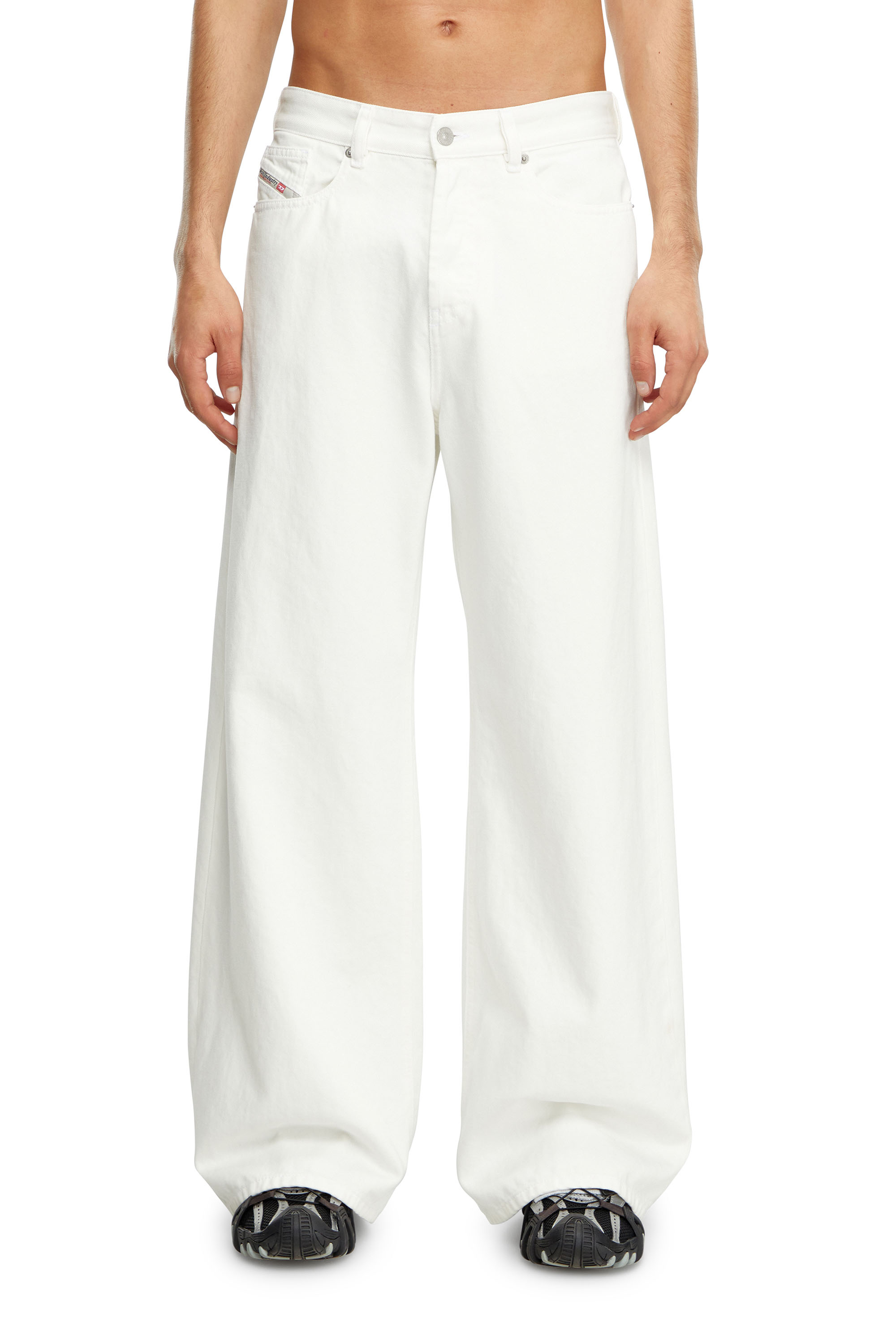 Diesel - Woman's Relaxed Jeans 1996 D-Sire 09I41, White - 6