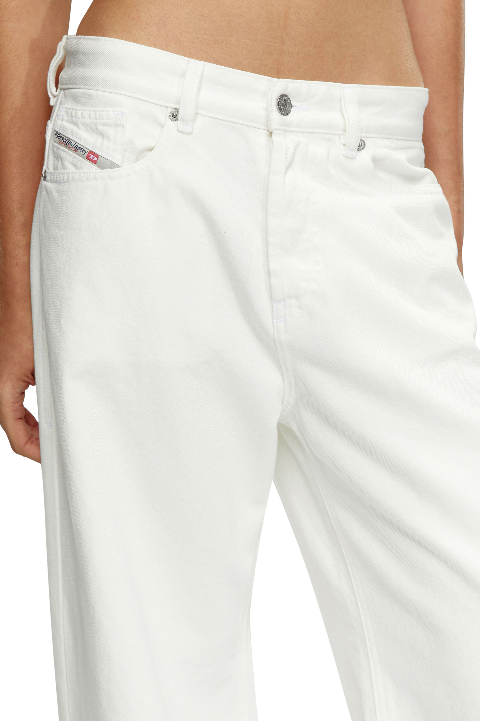 Diesel - Woman's Relaxed Jeans 1996 D-Sire 09I41, White - 5