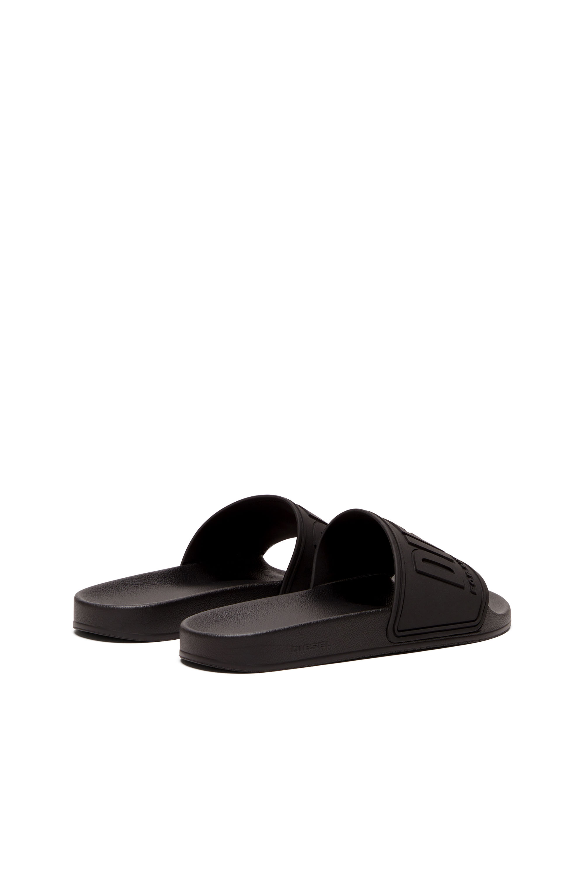 Diesel - SA-MAYEMI CC, Man Sa-Mayemi-Pool slides with 3D logo in Black - Image 3