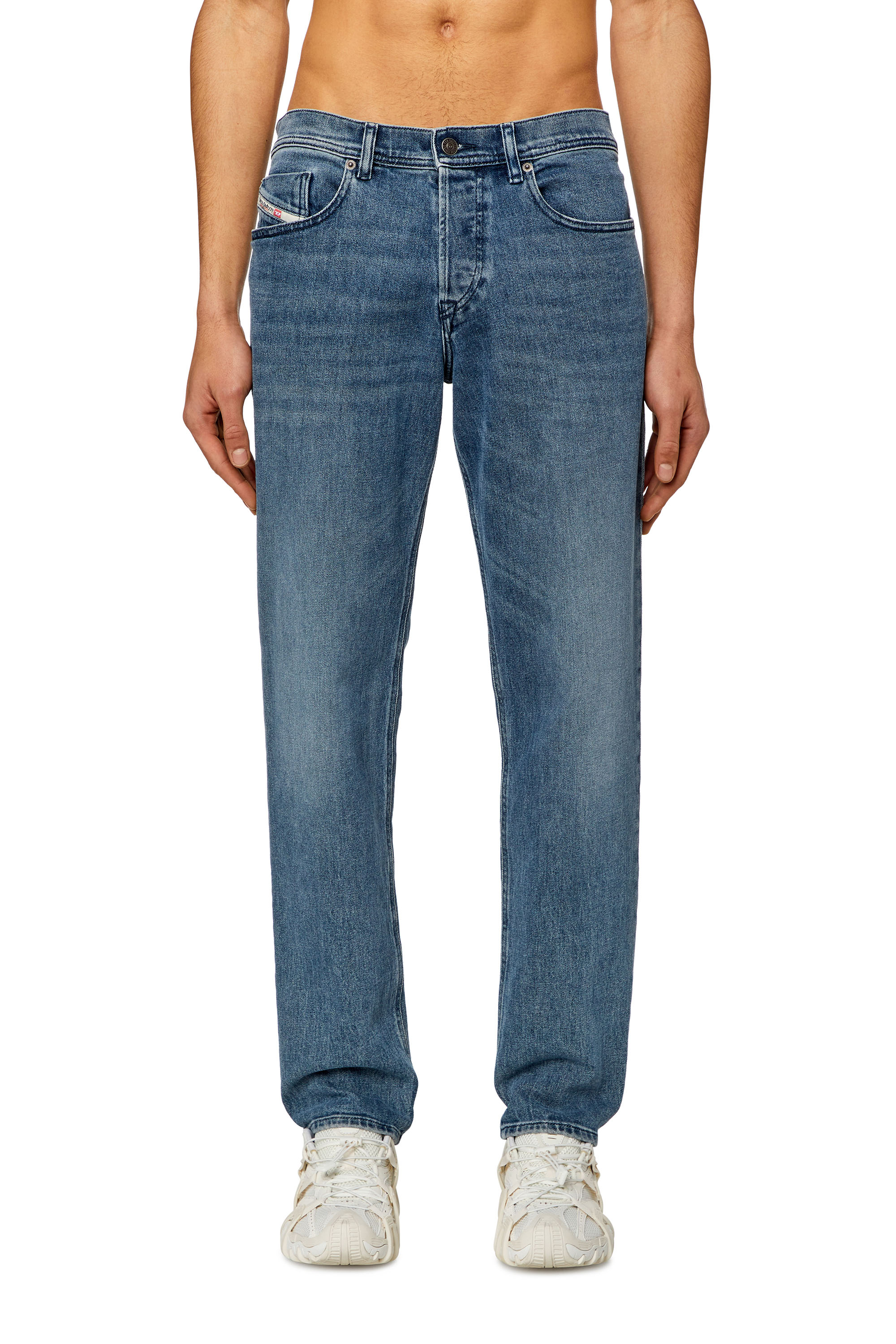 Diesel - Male Tapered Jeans 2023 D-Finitive 09H30, Medium Blue - Image 2