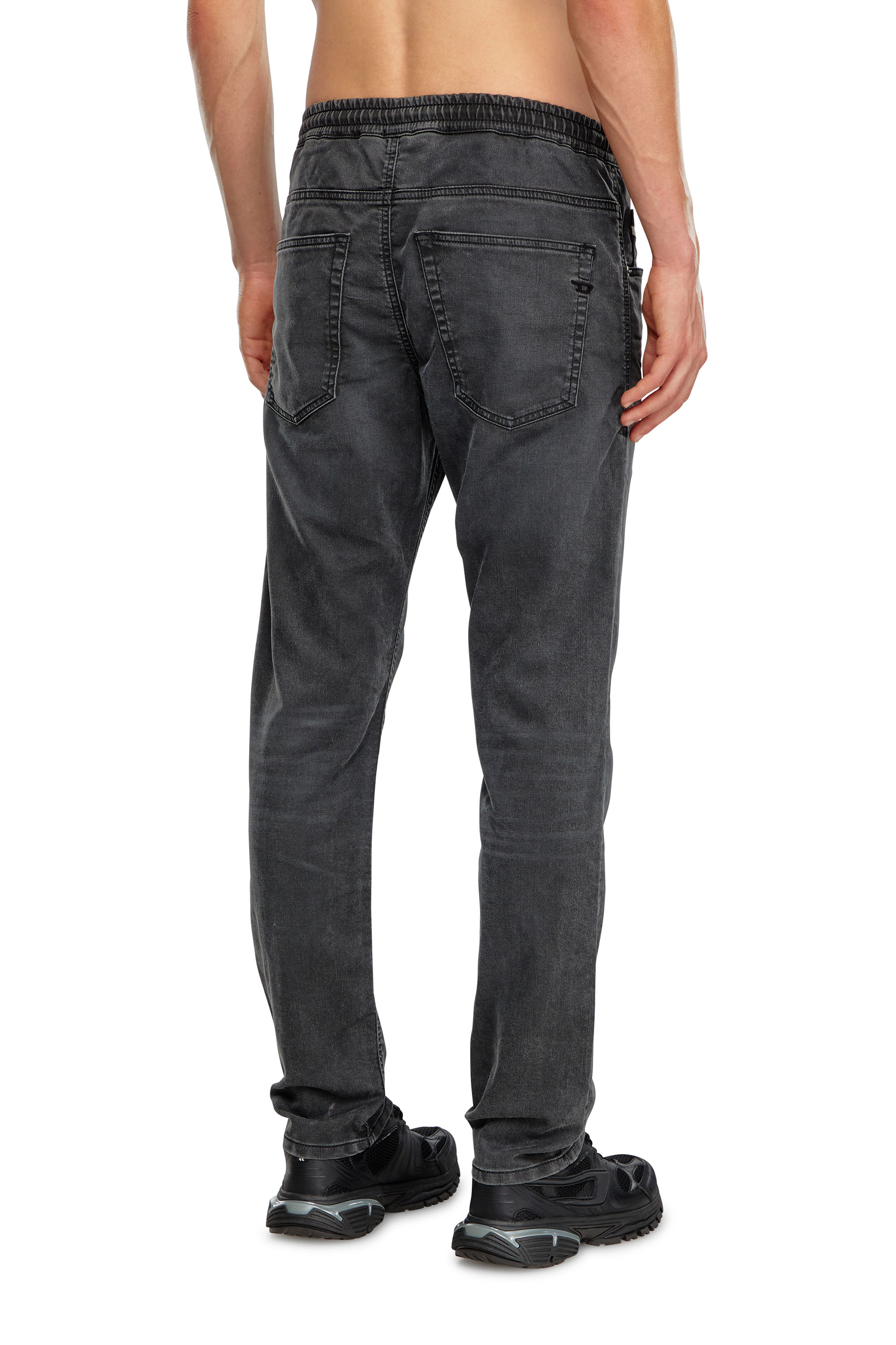 Diesel - Male's Regular 2030 D-Krooley Joggjeans® 09J75, Black/Dark Grey - 4