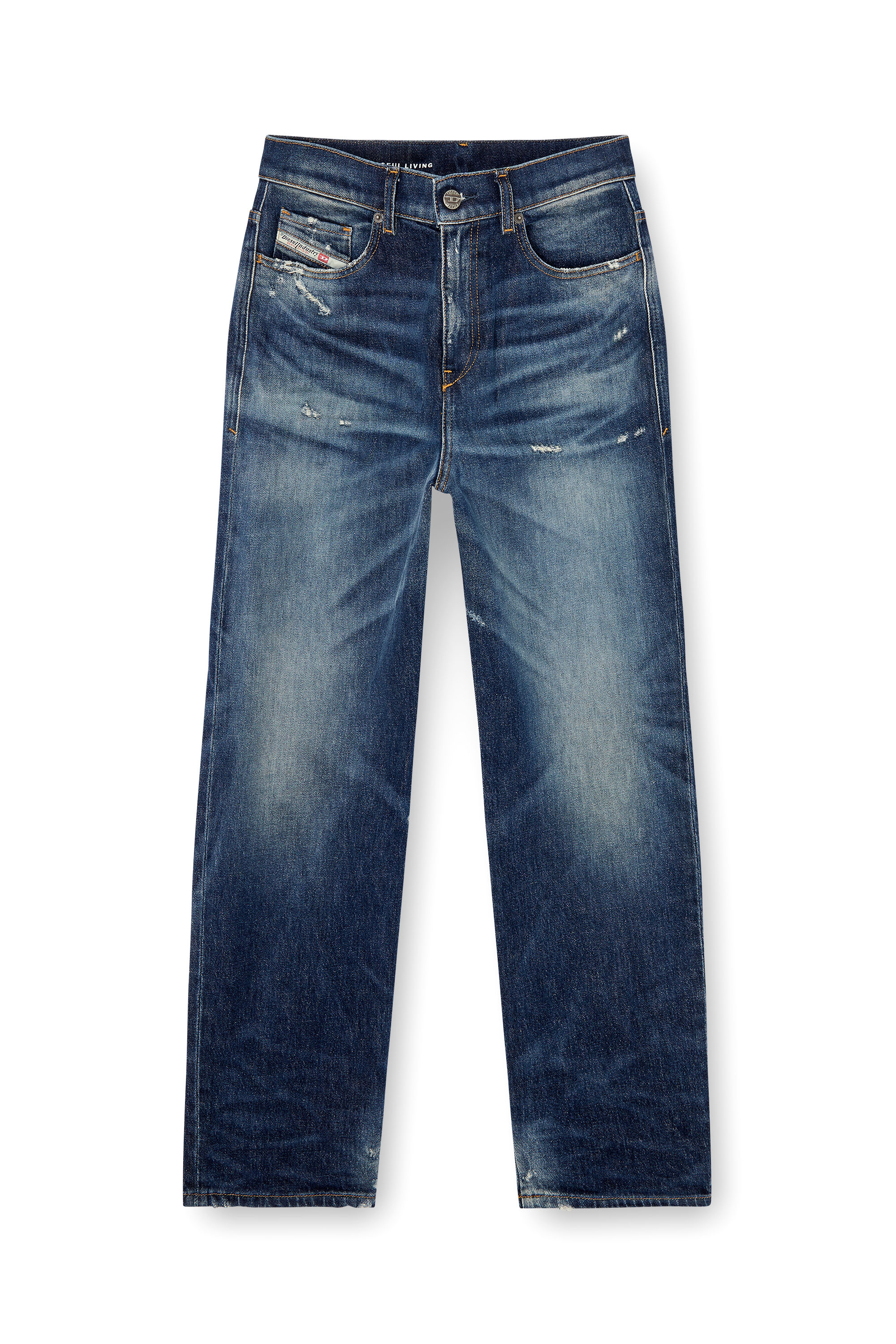 Diesel - Regular Jeans 2016 D-Air 09J56 Femme, Bleu Foncé - Image 3