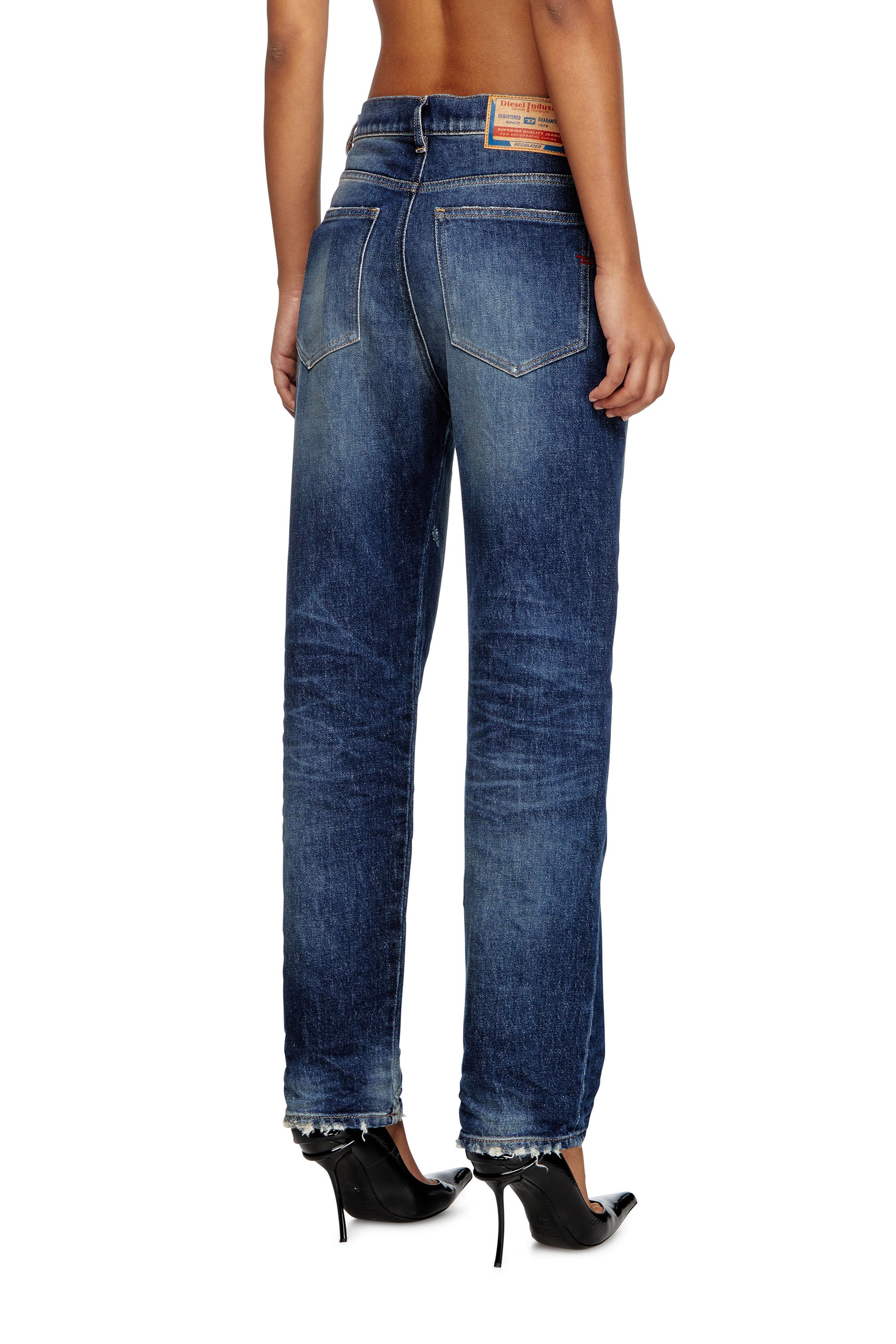 Diesel - Regular Jeans 2016 D-Air 09J56 Femme, Bleu Foncé - Image 4