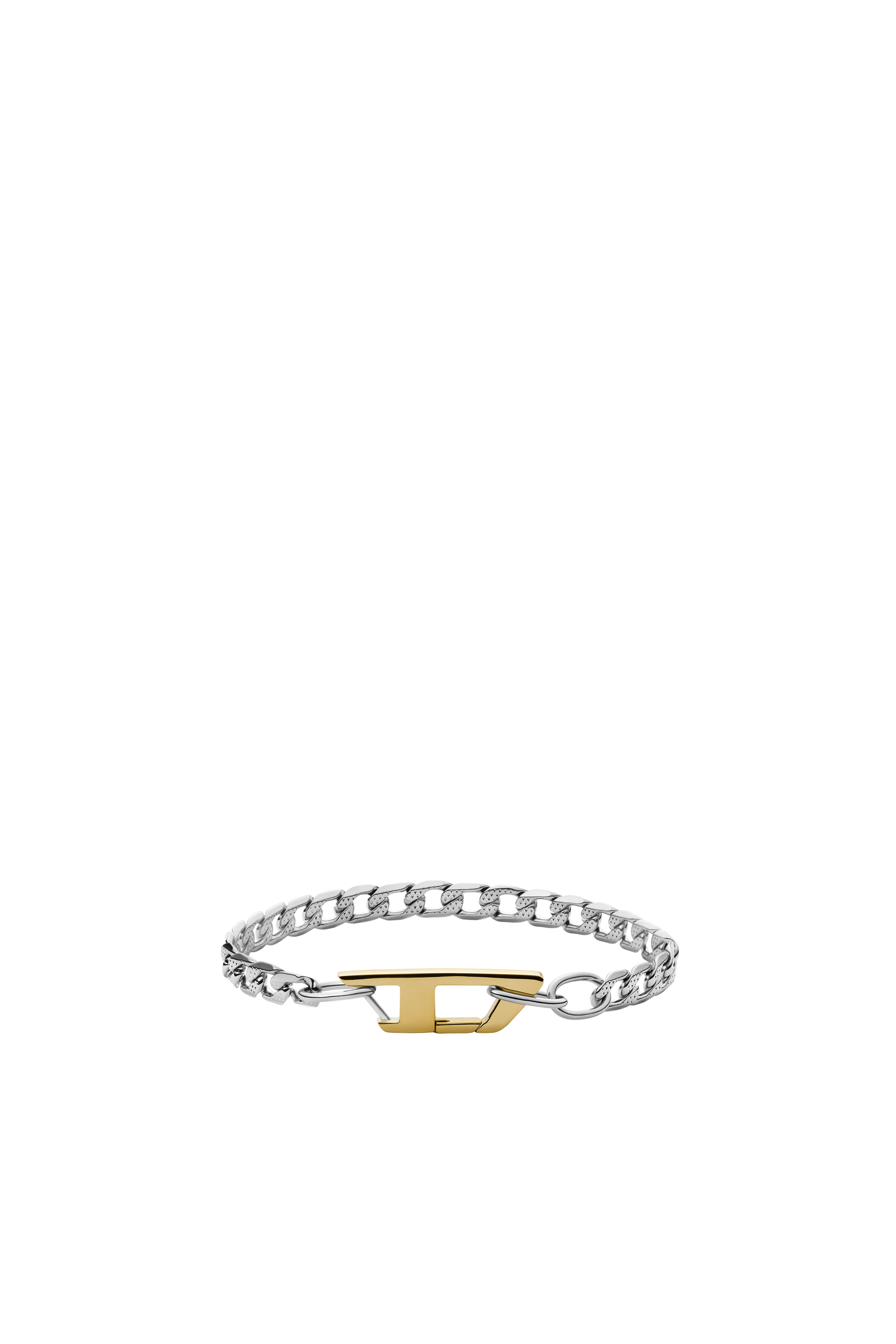 Diesel - DX1338, Unisex Stainless steel chain bracelet in Silver - Image 1