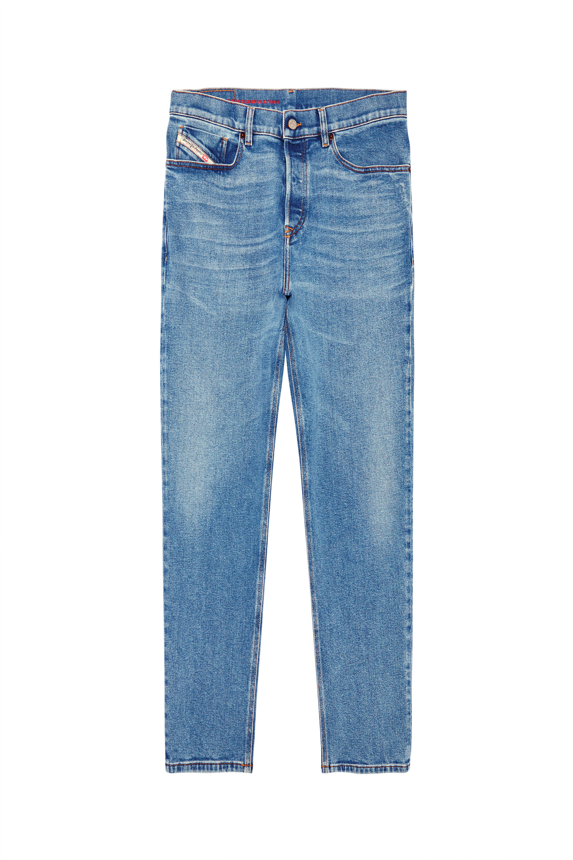 Diesel - Male Tapered Jeans 2005 D-Fining 09B92, Light Blue - Image 6