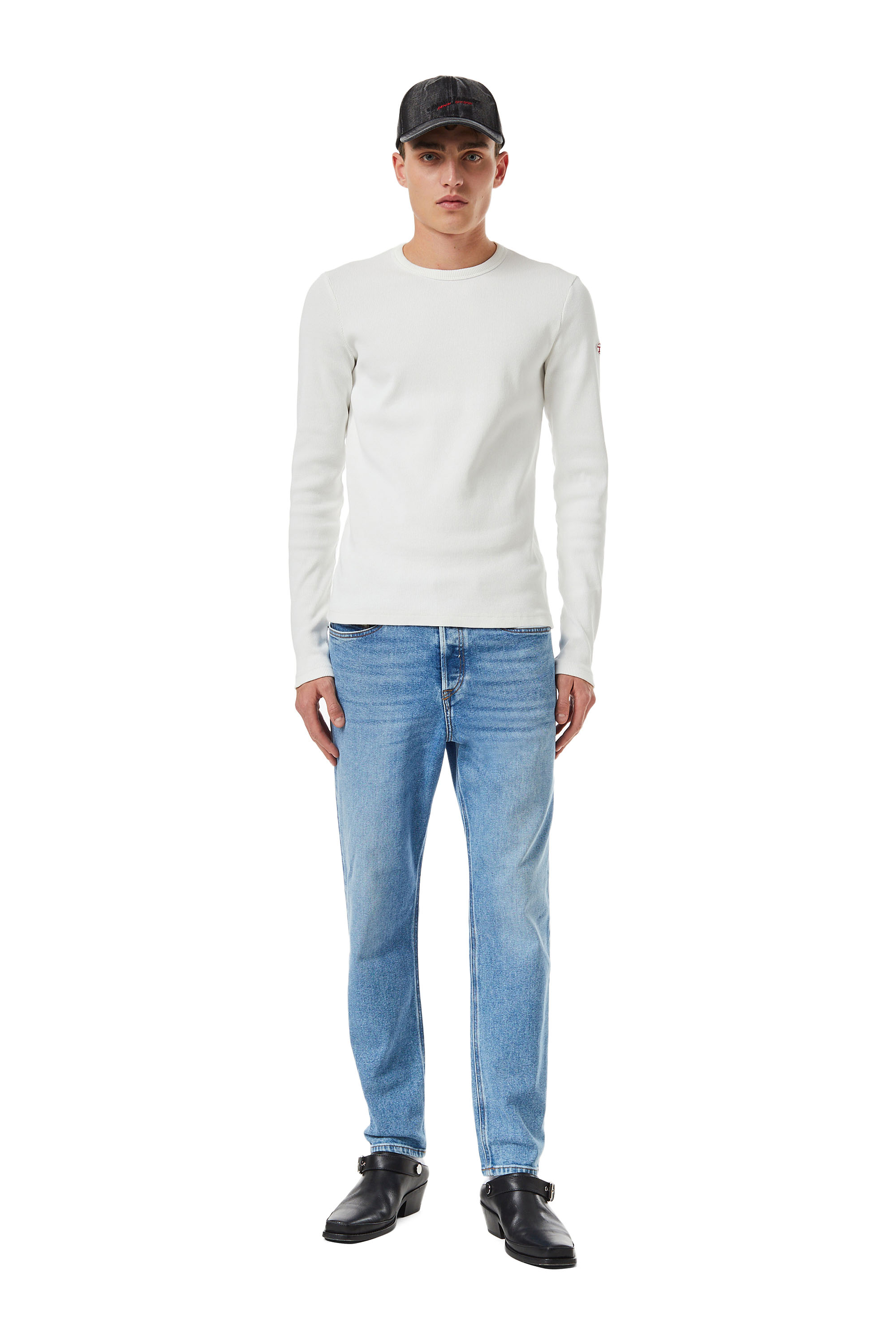 Diesel - Male Tapered Jeans 2005 D-Fining 09B92, Light Blue - Image 1