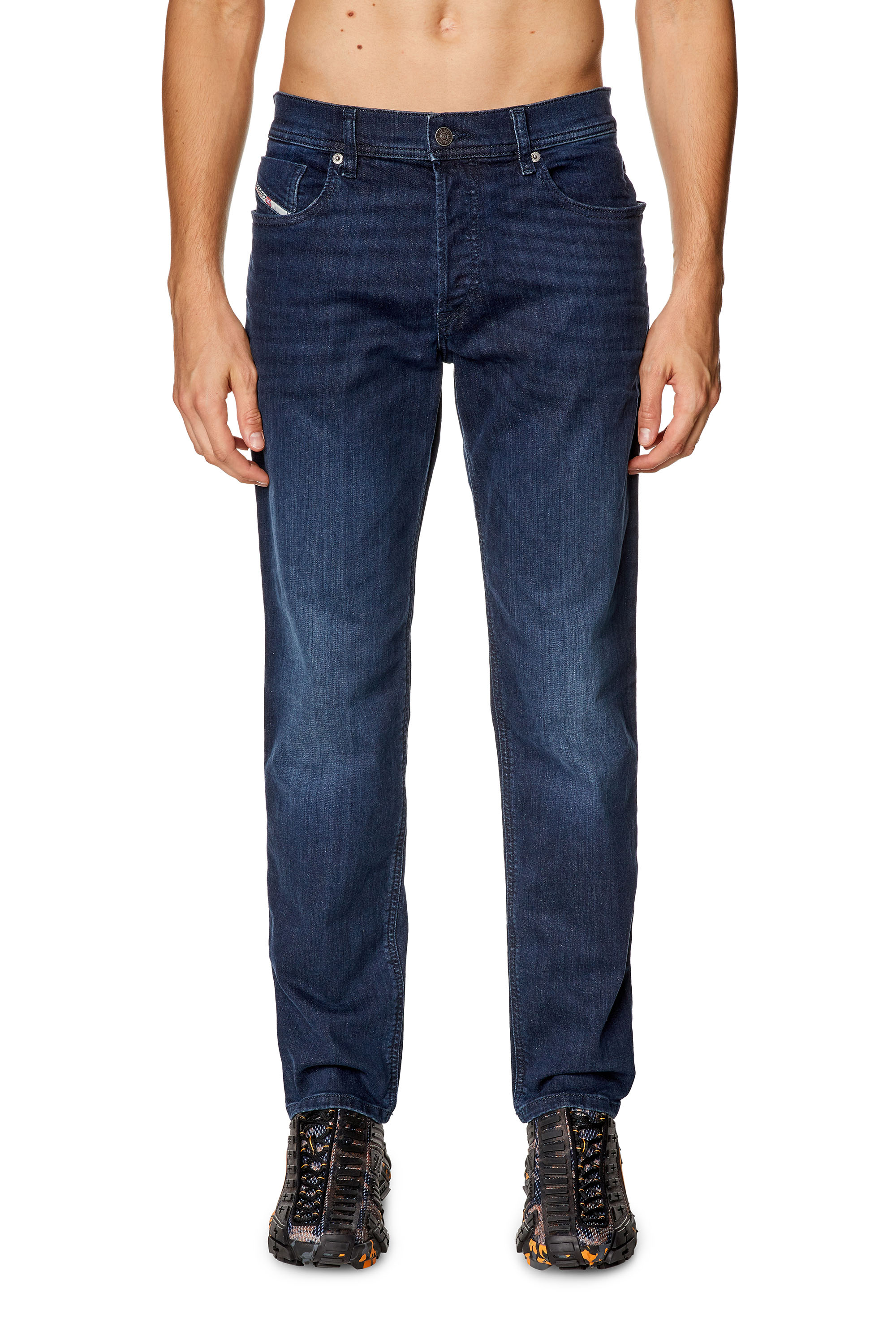 Diesel - Male Tapered Jeans 2023 D-Finitive 0CNAA, Dark Blue - Image 2