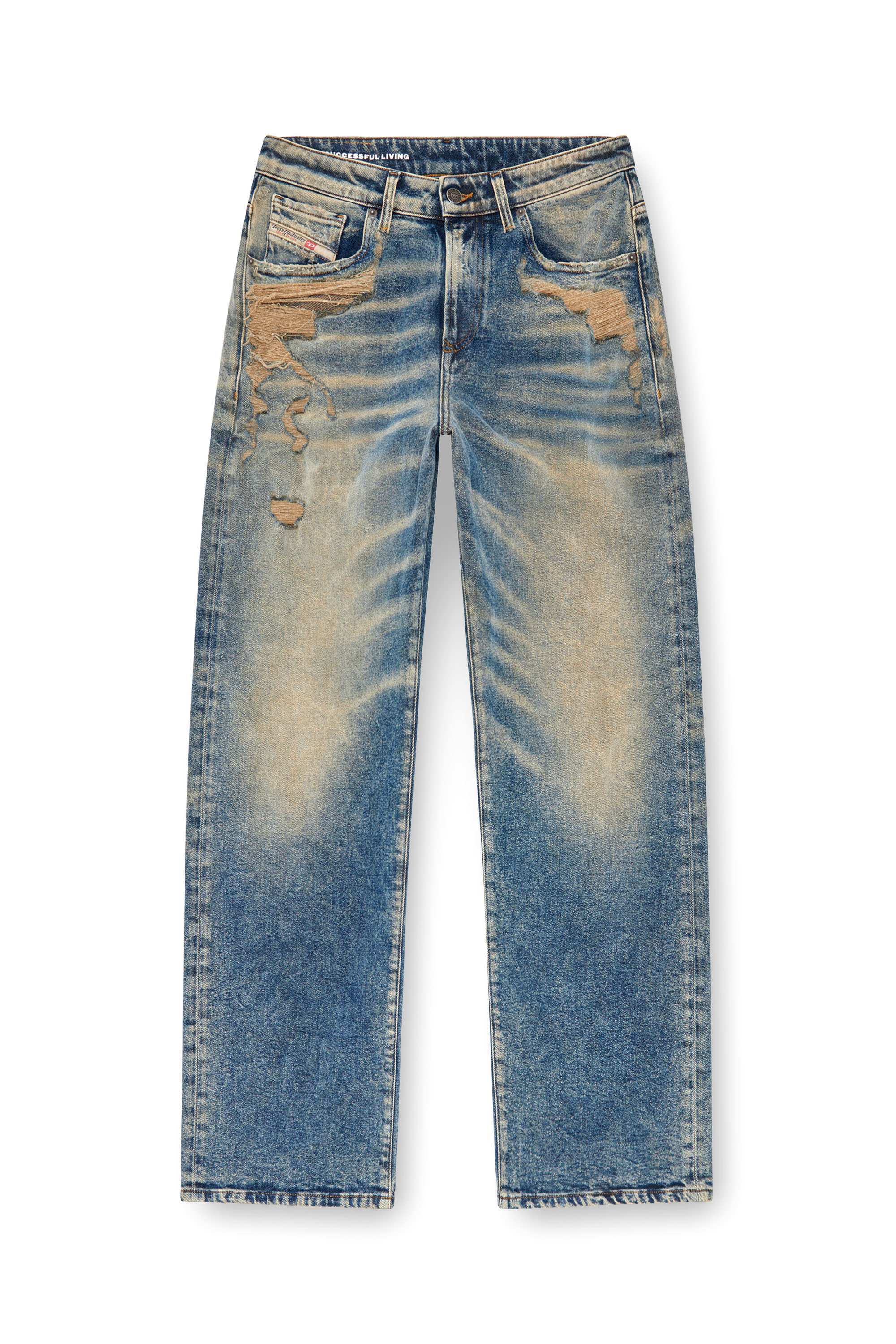 Diesel - Regular Jeans 1999 D-Reggy 09K32 Femme, Bleu moyen - Image 3