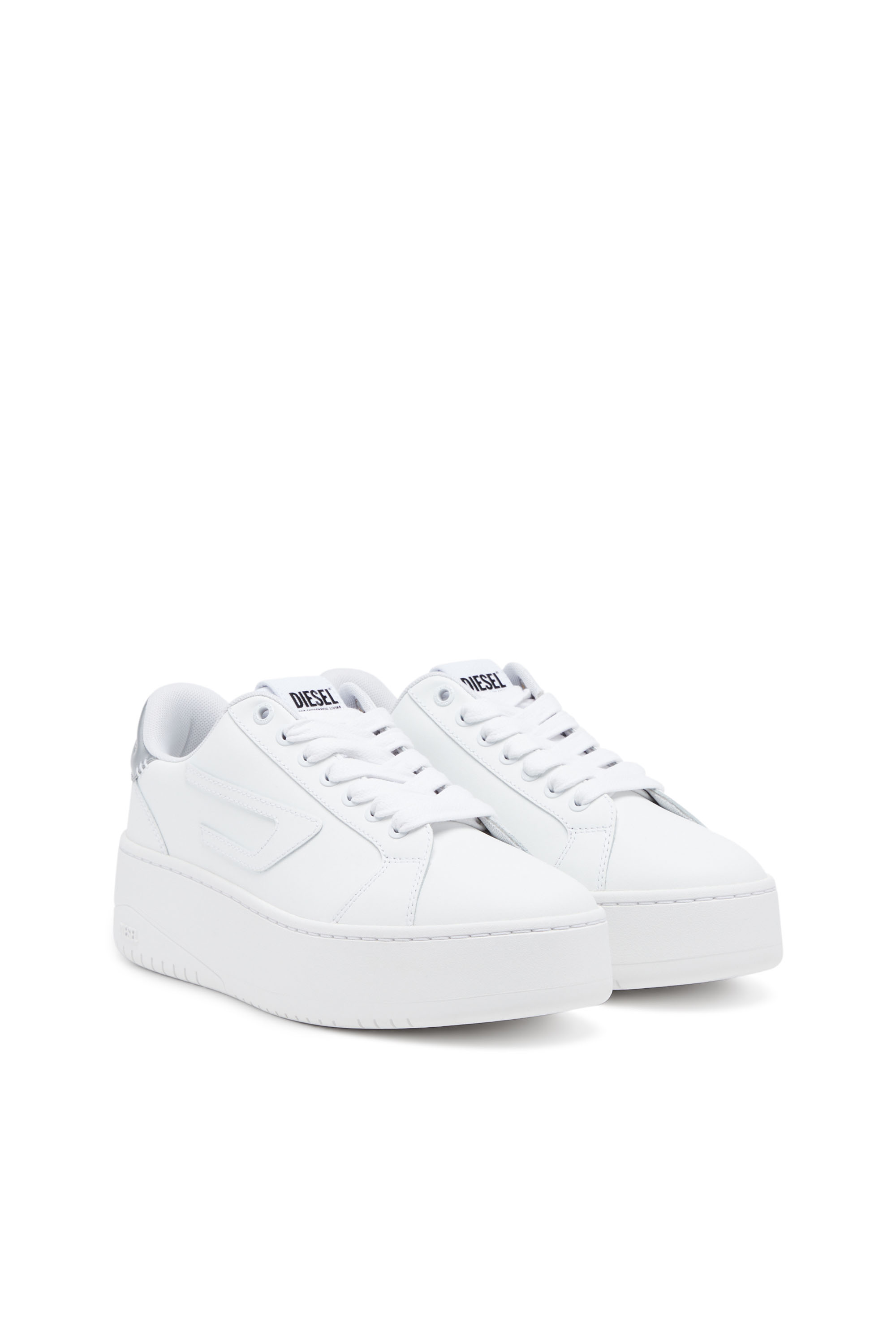 Diesel - S-ATHENE BOLD W, Female S-Athene Bold-Low-top sneakers with flatform sole in White - Image 2