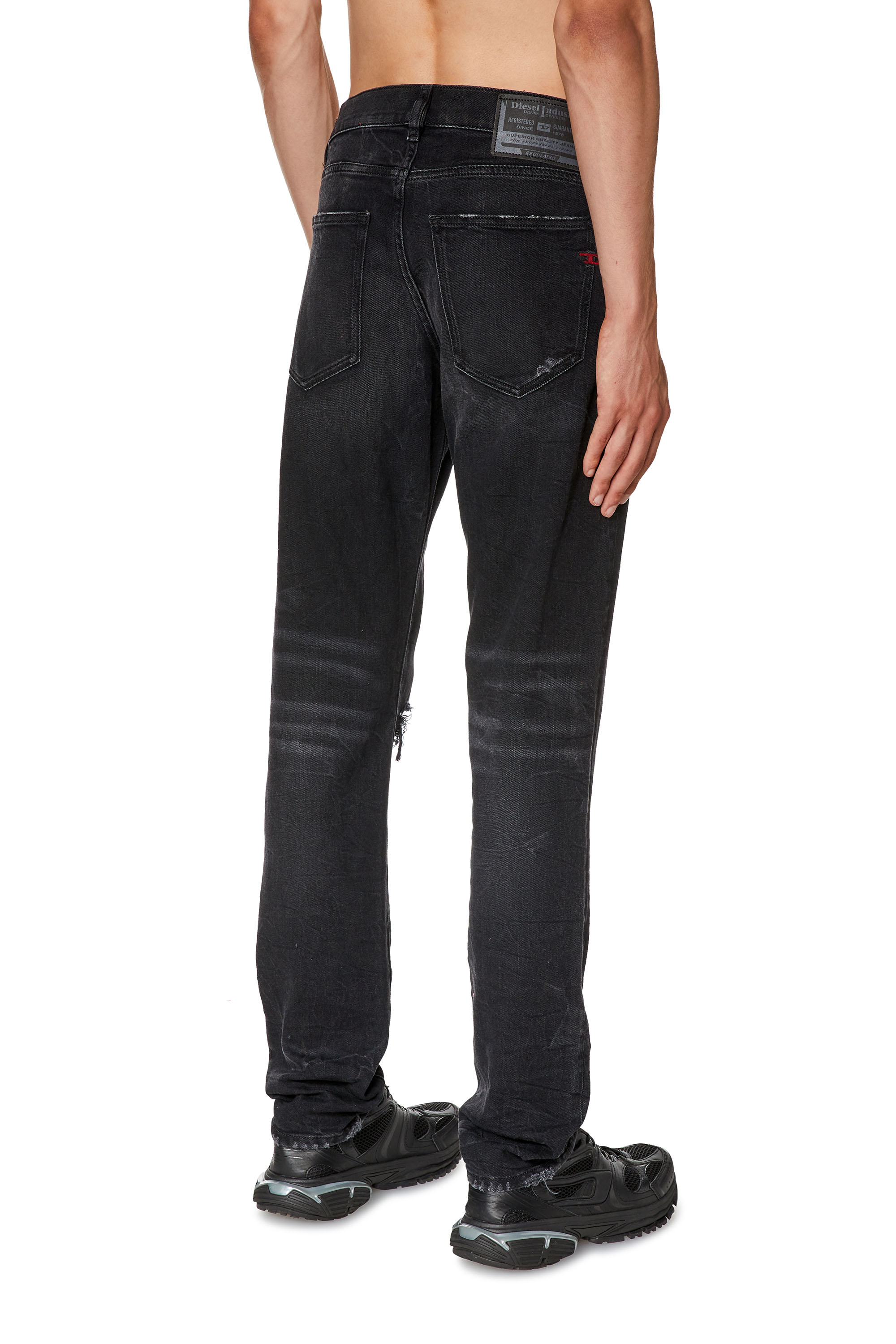 Diesel - Male's Slim Jeans 2019 D-Strukt E69DV, Black/Dark Grey - 4