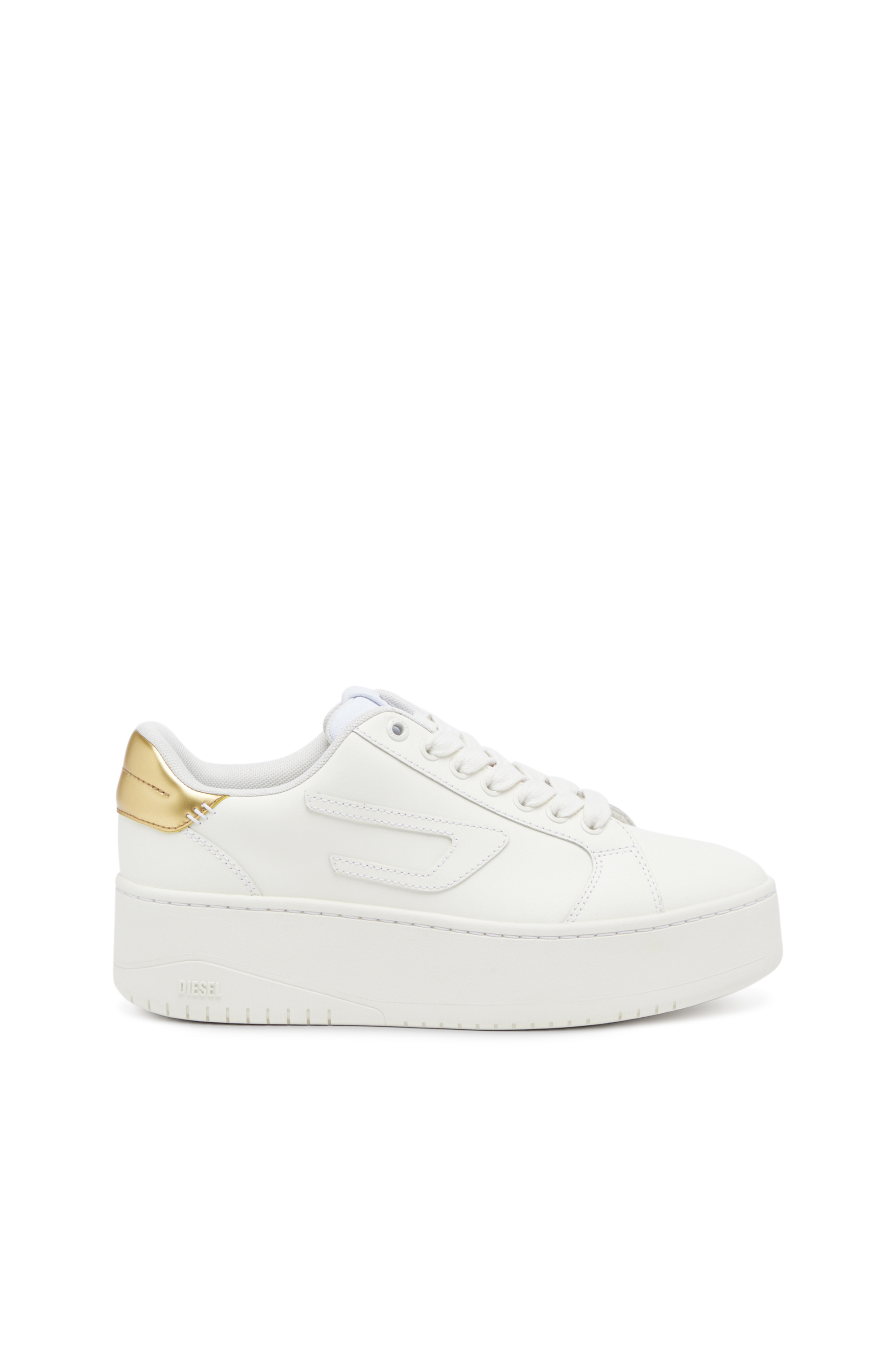 Diesel - S-ATHENE BOLD W, Female S-Athene Bold-Low-top sneakers with flatform sole in Gold - Image 1