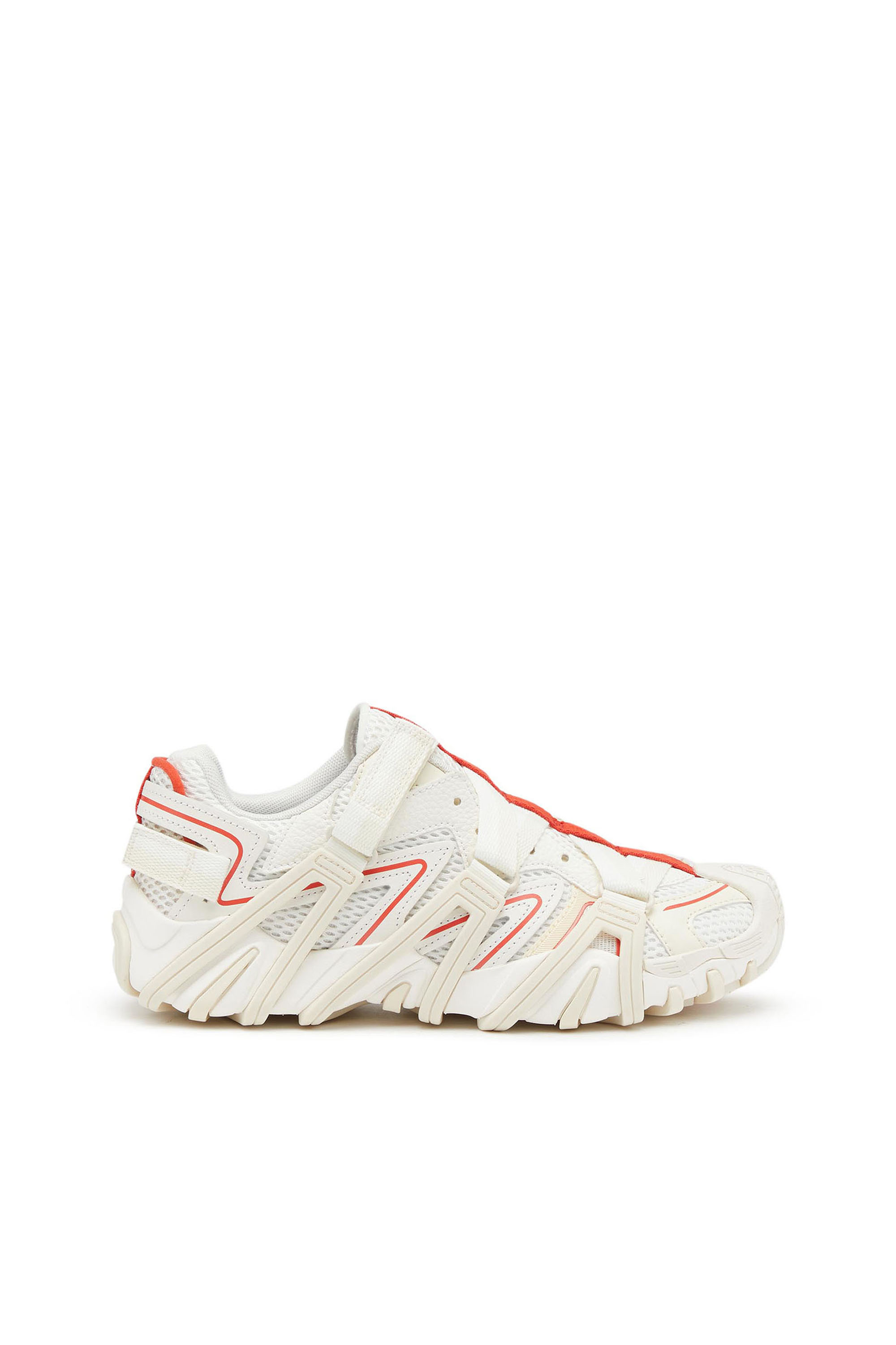 Diesel - S-PROTOTYPE-CR  W, Female S-Prototype-CR  W - Cage sneakers in mesh and leather in Multicolor - Image 1