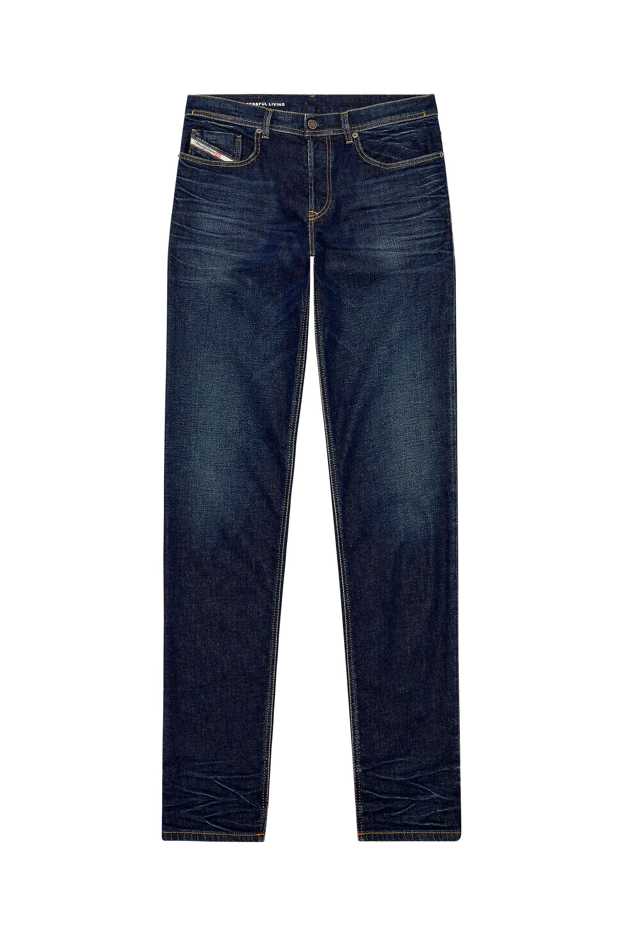 Diesel - Male Tapered Jeans 2023 D-Finitive 09H38, Dark Blue - Image 5