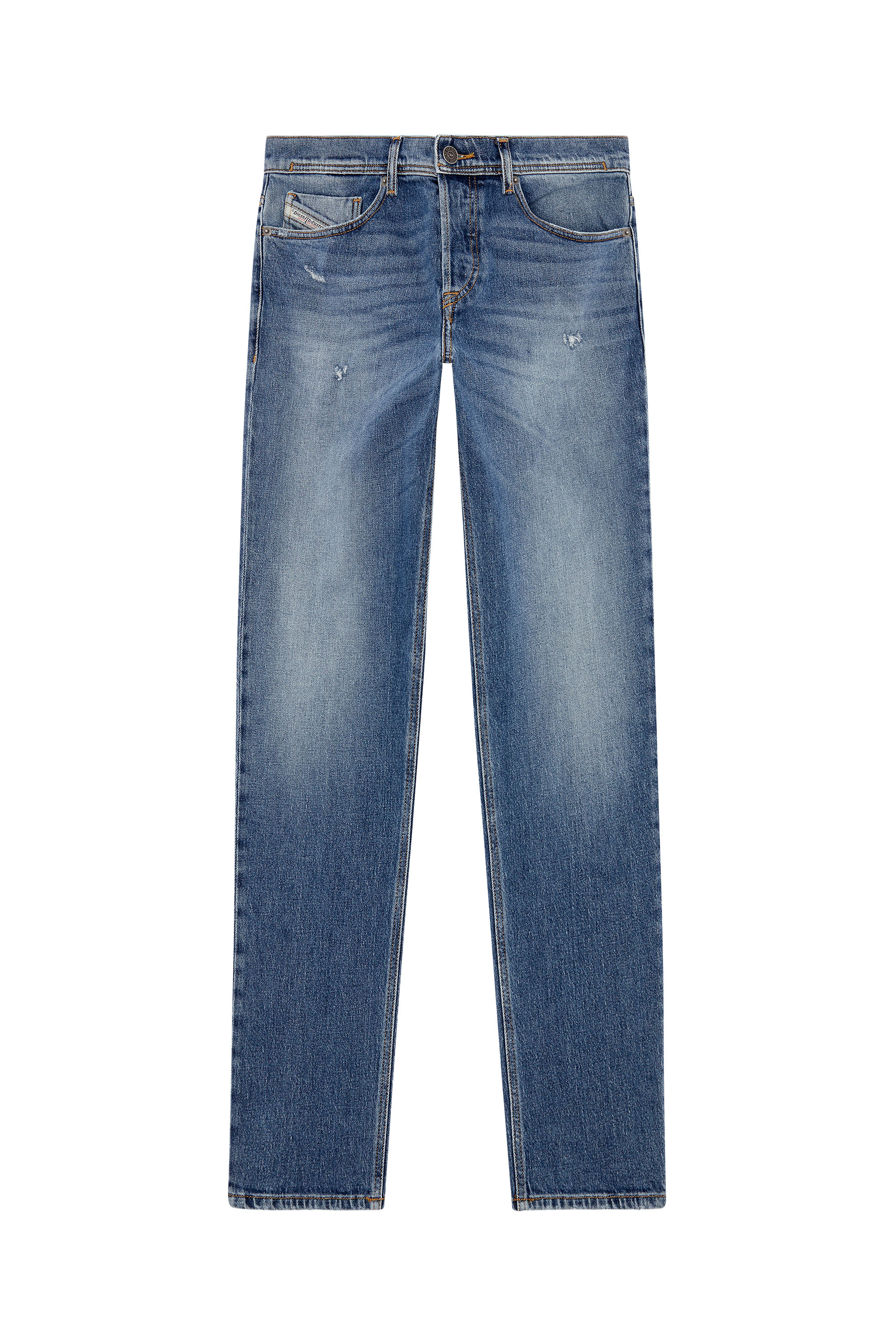 Diesel - Male Tapered Jeans 2023 D-Finitive 09I16, Medium Blue - Image 5