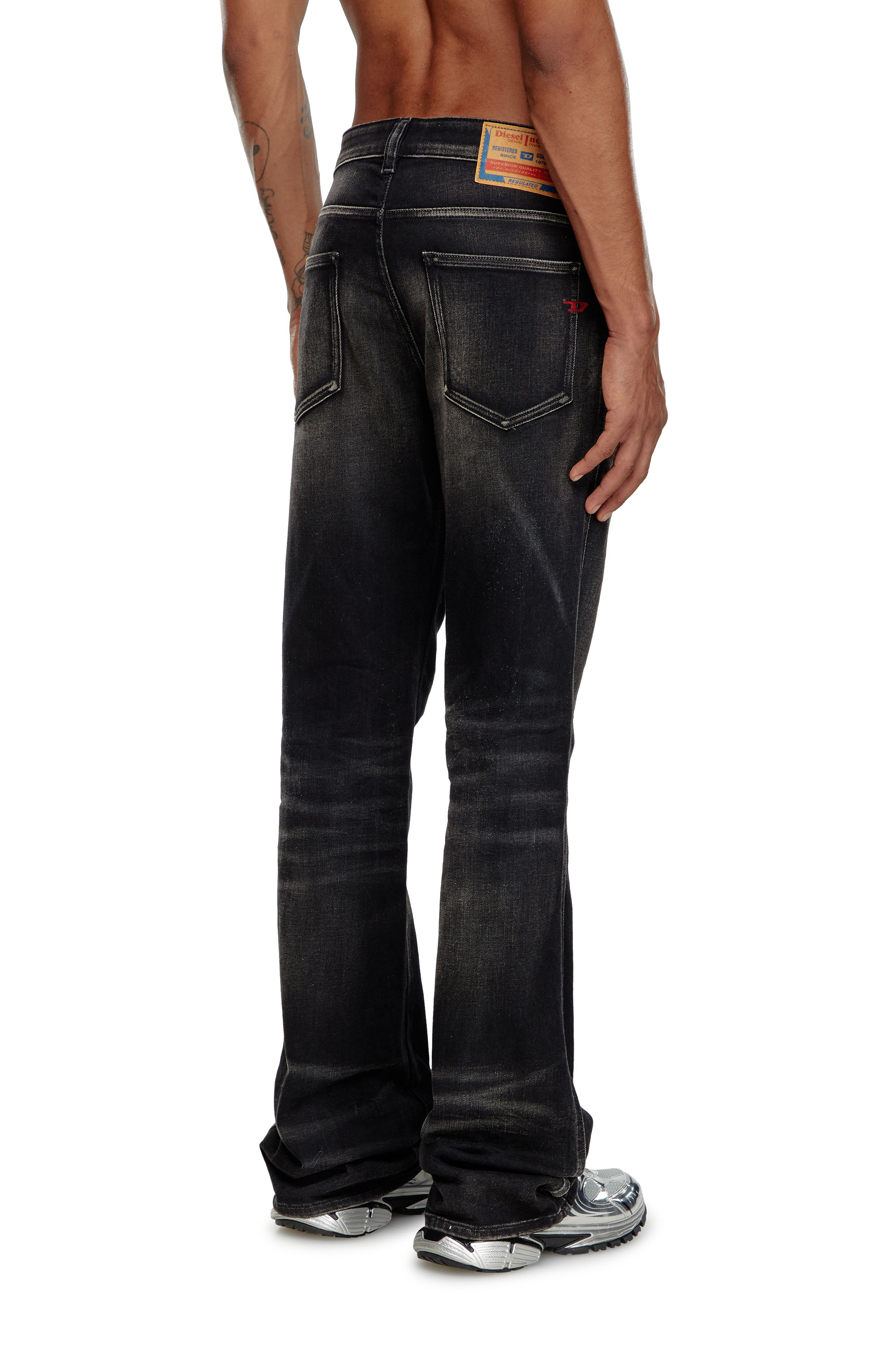 Diesel - Male's Bootcut Jeans 1998 D-Buck 09J53, Black/Dark Grey - 4