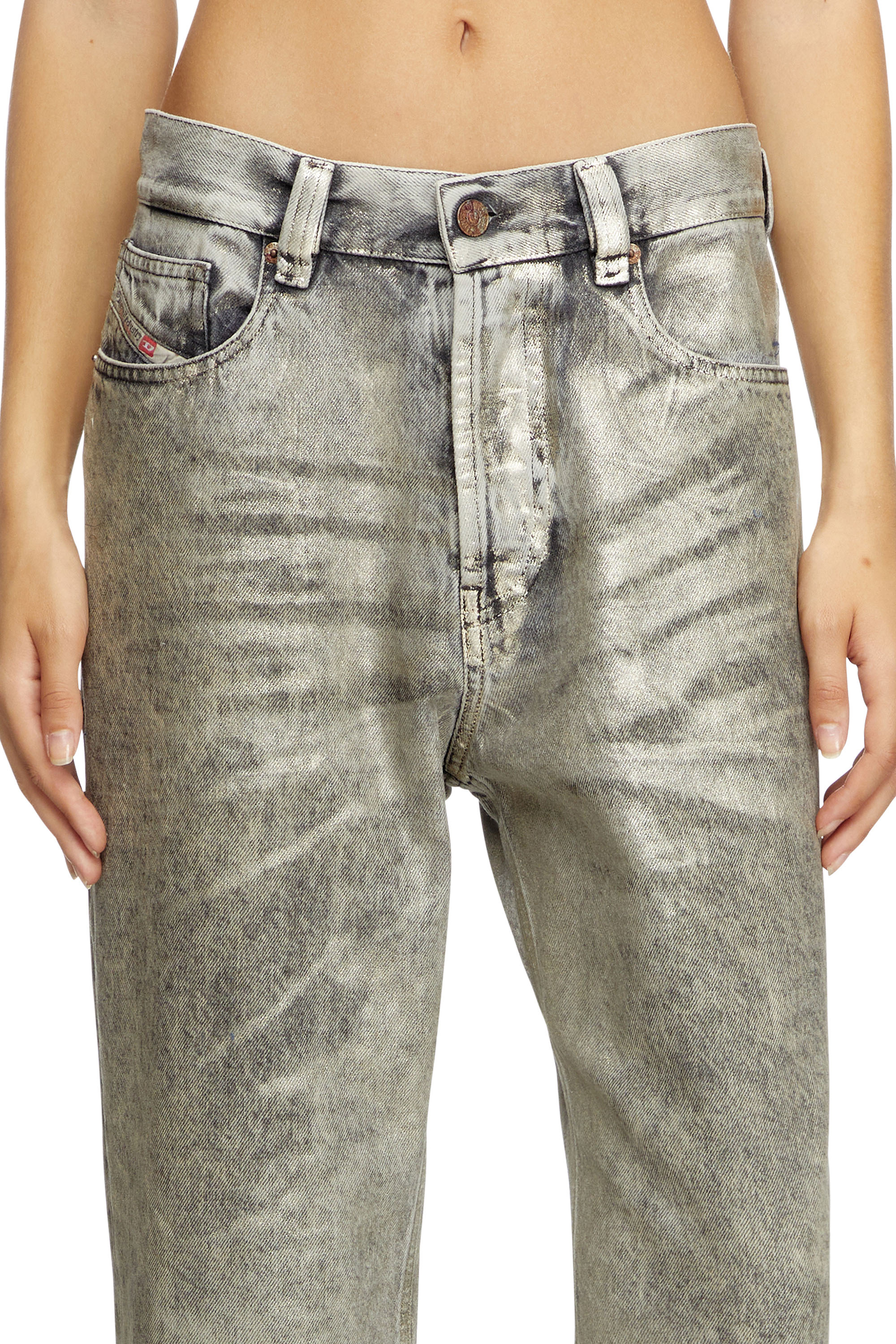 Diesel - Regular Jeans 1988 D-Ark 09L79 Femme, Gris Clair - Image 5